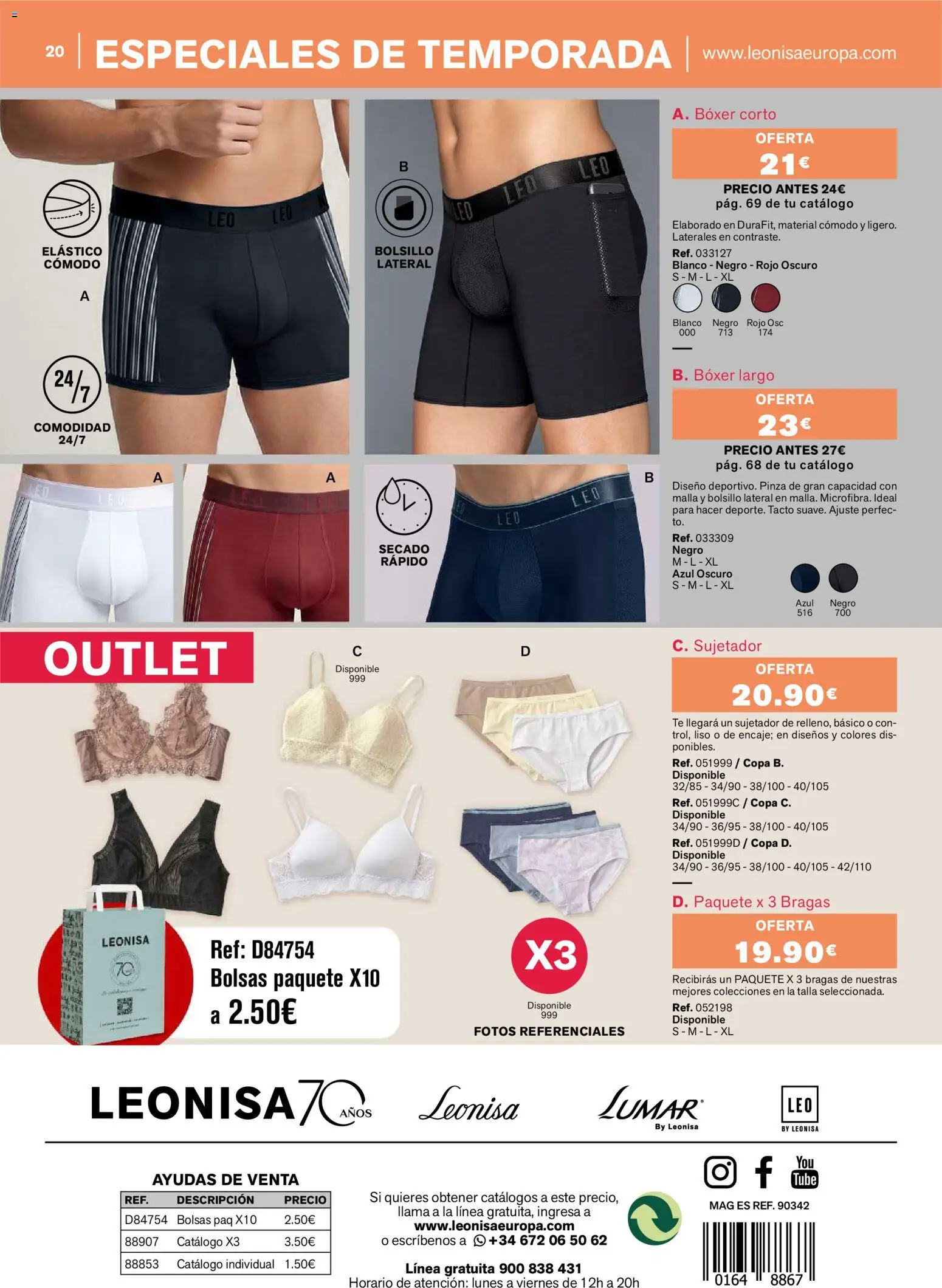 Leonisa Magazine │ válido desde el 01/09/2026 | Página: 20 | Productos: Bragas, Té