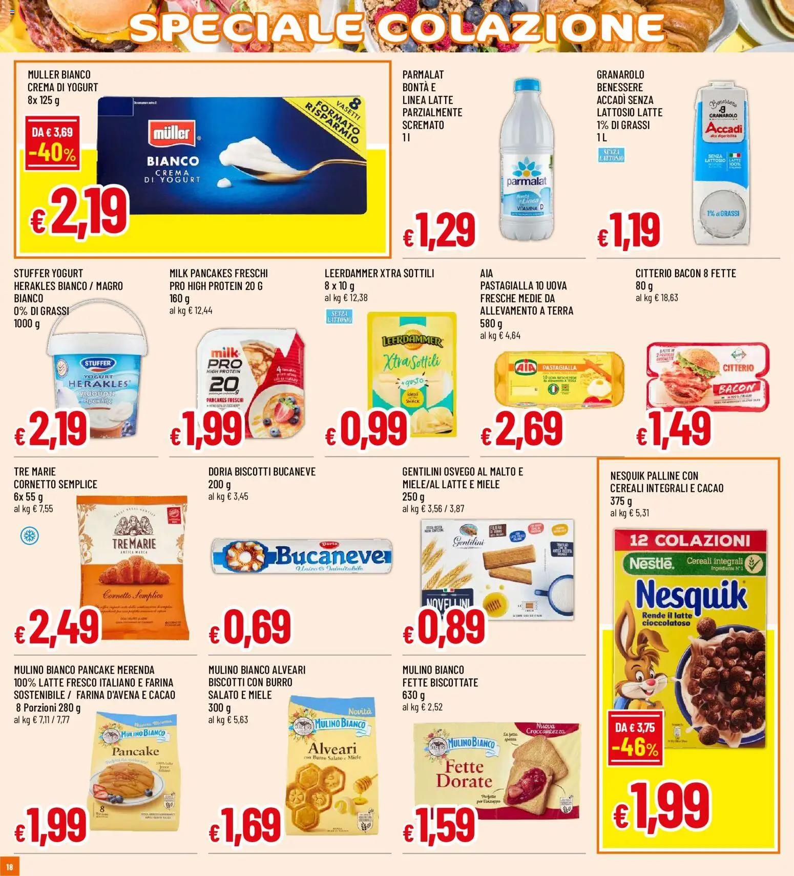 Volantino Galassia del 03/09/2026 | Pagina: 18 | Prodotti: Cereali, Biscotti, Farina, Terra