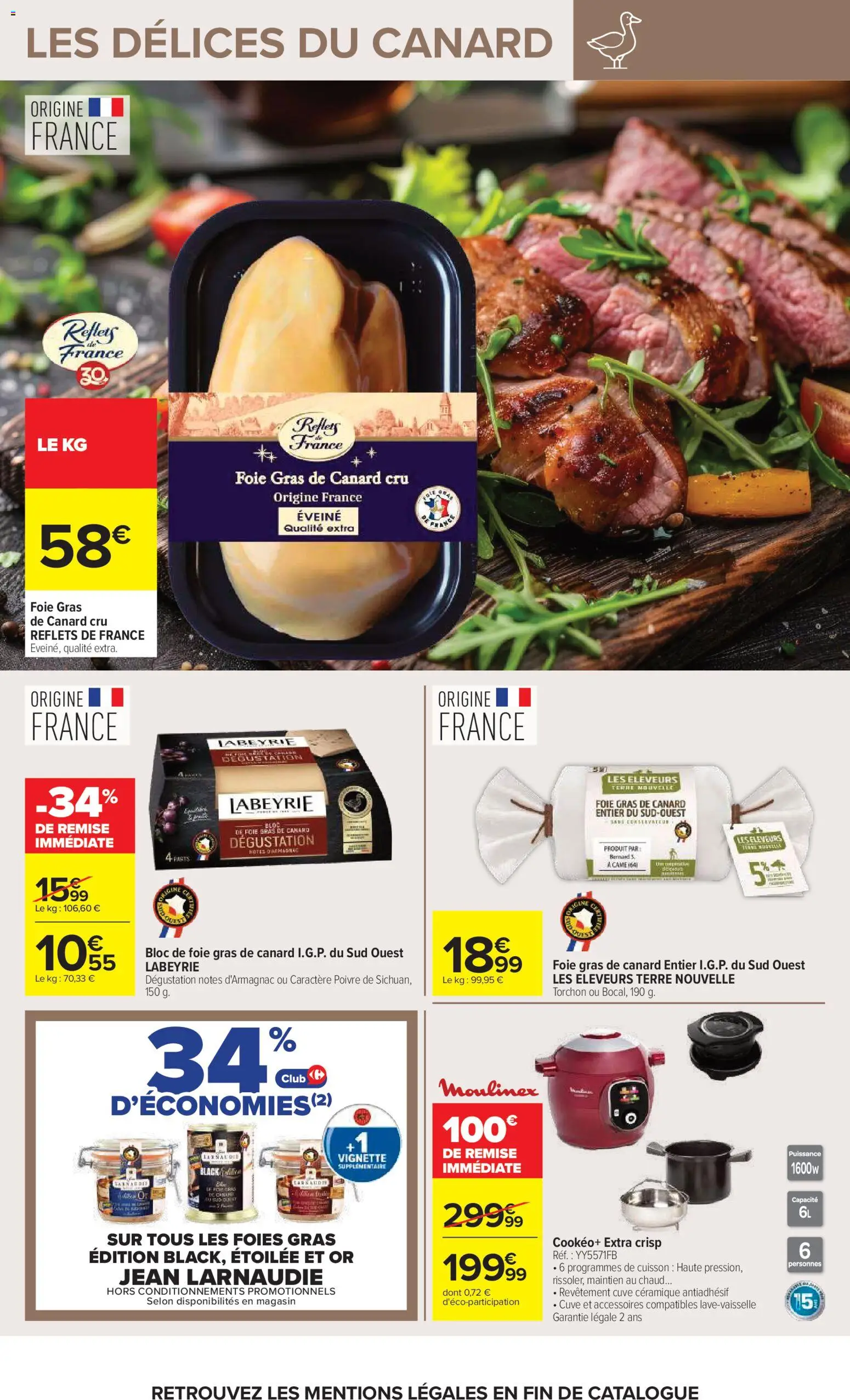 {H1} | Page: 43 | Produits: Canard, Cookeo, Jean, Foie gras