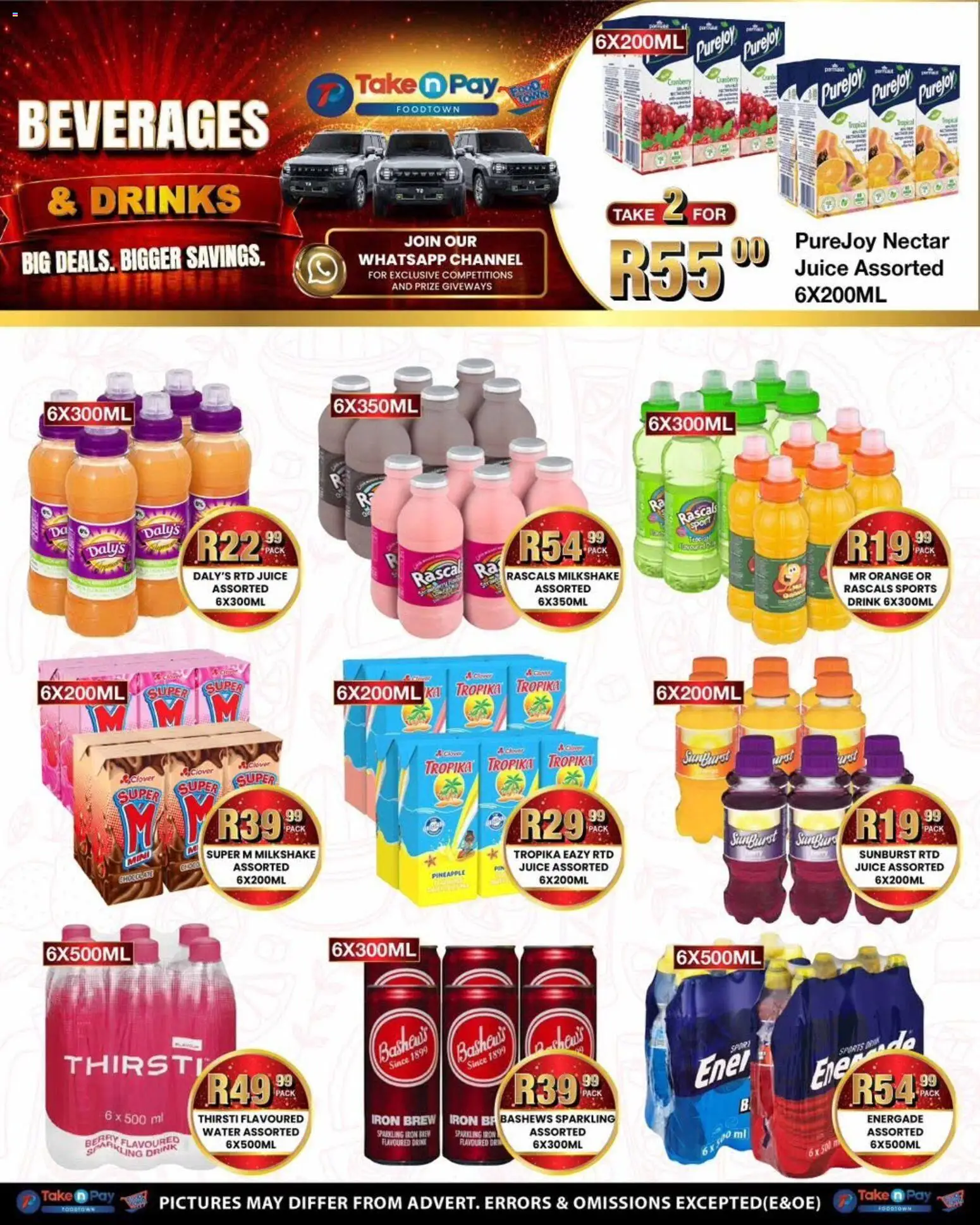 New Take n Pay catalogue – valid from 29/06/2026 | Page: 8 | Products: Cesto para colada, Iron, Juice, Pineapple