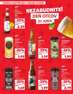 Kaufland leták platný od 11.06.2026 | Strana: 47 | Produkty: Pivo, Nealkoholické pivo