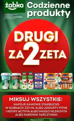 Pogląd oferty "Żabka gazetka - Codzienne produkty" - ważna od 03.06.2026