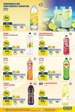 Metro Nyári katalógus 2026/06 - amely érvényes a következő dátumtól: 01.06.2026 | Oldal: 7 | Termékek: Ice tea, Ásványvíz, Tea, Citrom