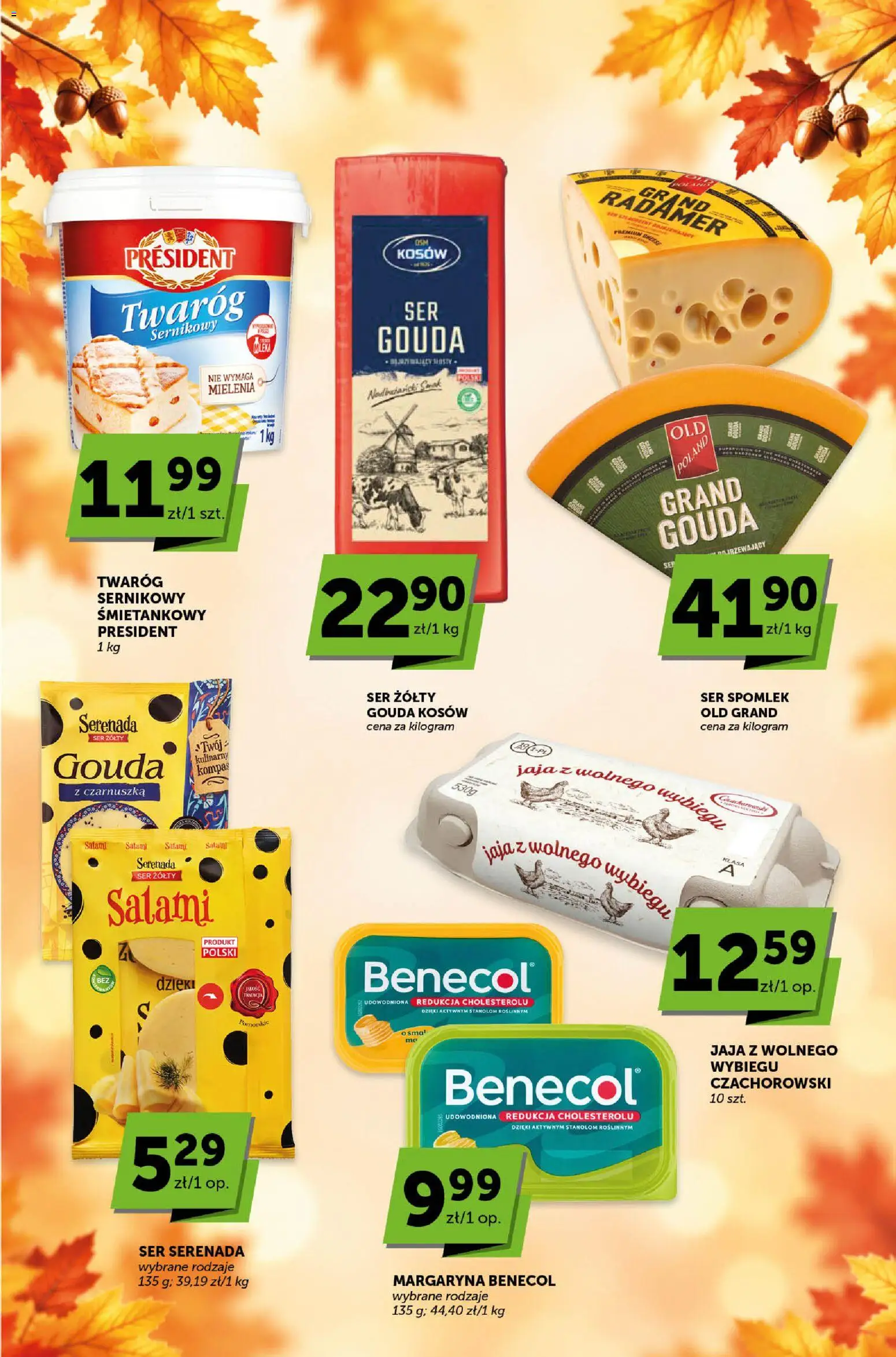 Groszek gazetka - Katalog od 22.10.2026 | Strona: 2 | Produkty: Ser żółty, Ser żółty Gouda, Twaróg, Jaja