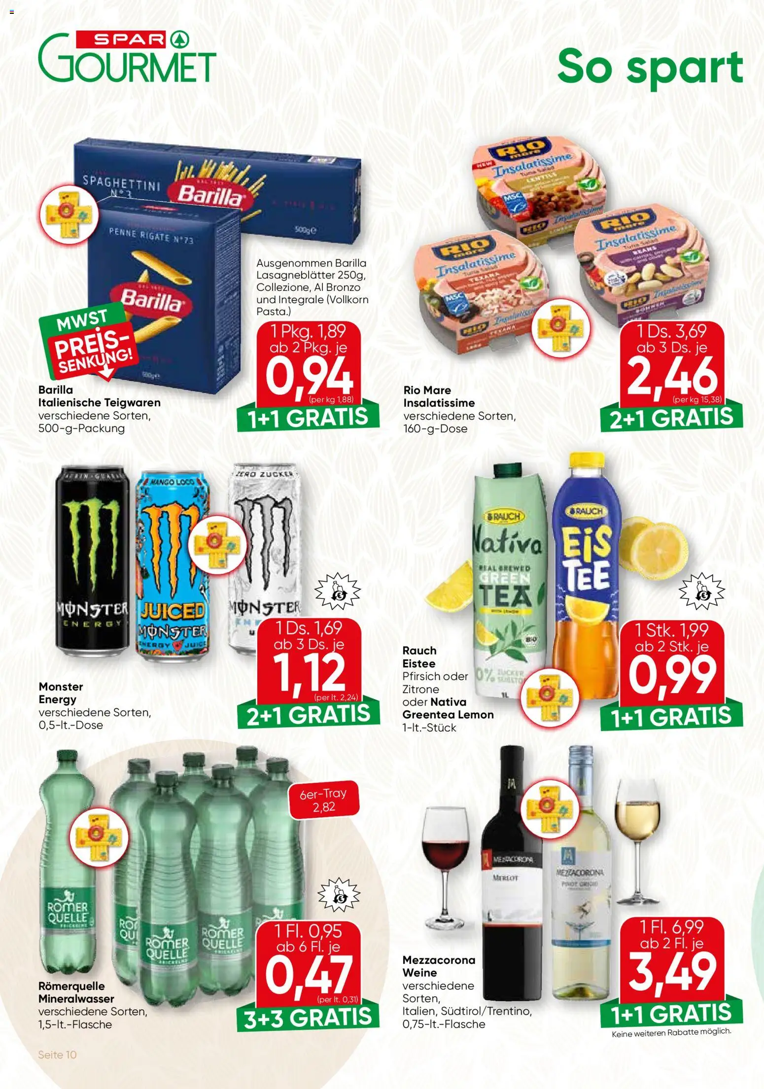 Die besten Angebote | SPAR Gourmet Flugblatt ab 01.07.2026 | - Jetzt stöbern! | Österreich