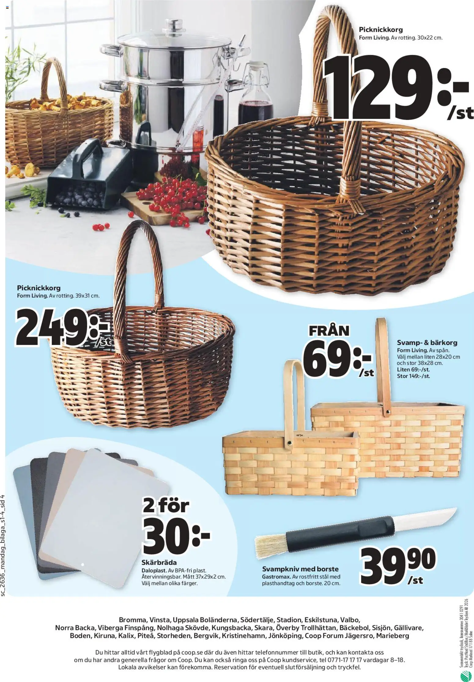Stora Coop reklamblad aktuell från 31/08/2026 | Sida: 16 | Produkter: Svamp, Svampkniv