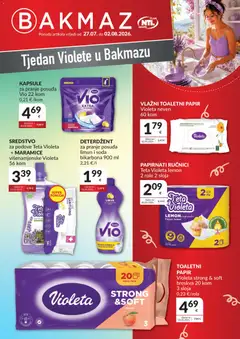 Bakmaz Tjedan Violete - Pregled kataloga iz trgovine Bakmaz, vrijedi od 27.07.2026