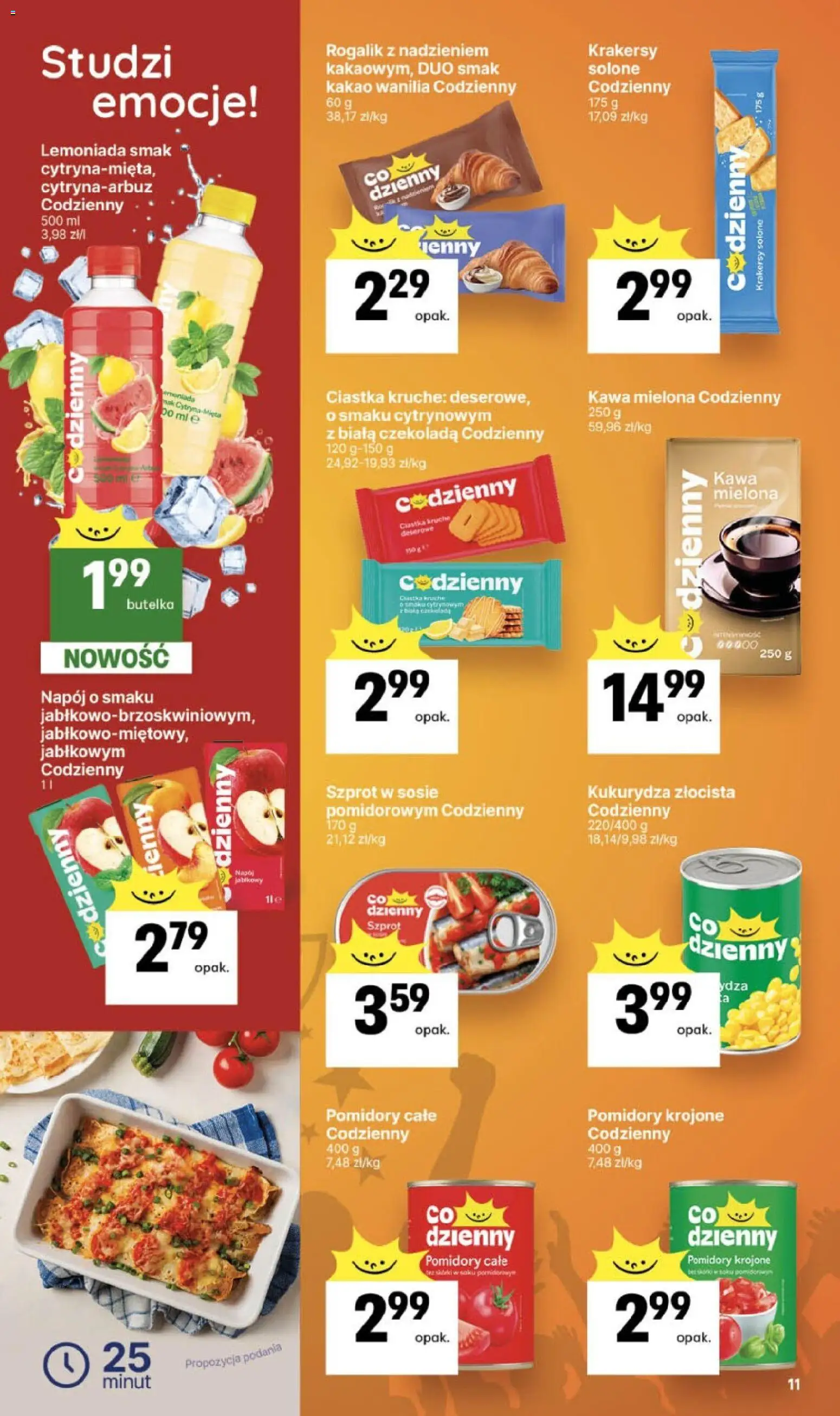 Delikatesy Centrum gazetka od 16.07.2026 | Strona: 11 | Produkty: Krakersy, Kawa, Czekolada, Pomidory