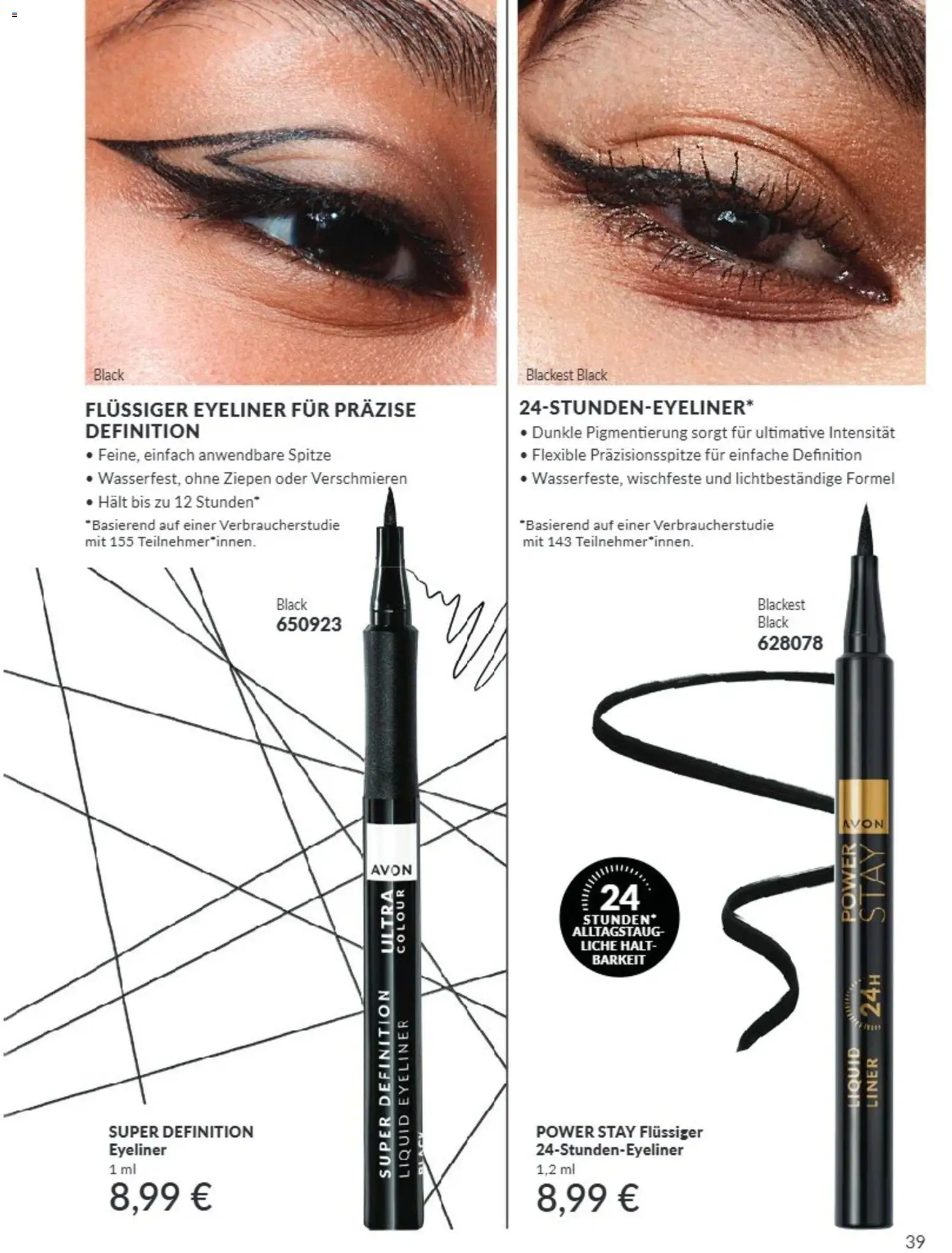 AVON Katalog August 2026 – gültig ab 08.08.2026 | Seite: 39 | Produkte: Eyeliner