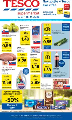 Tesco leták platný od 09.09.2026