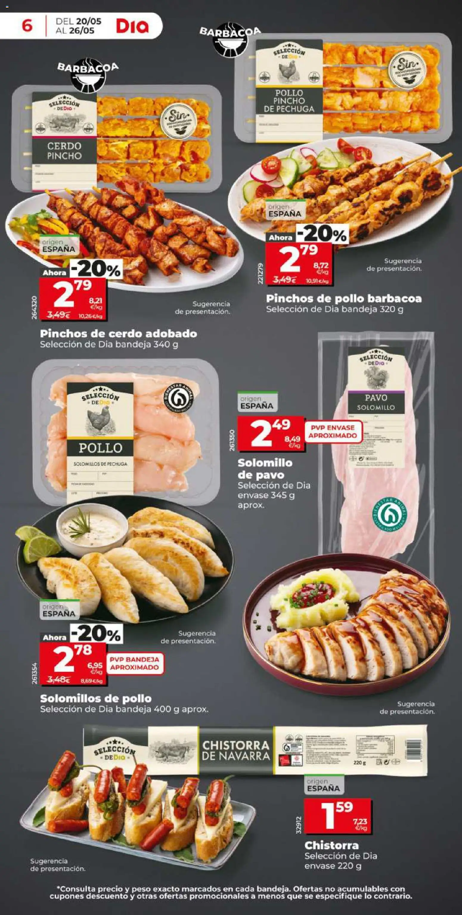 Dia - folleto Market │ válido desde el 20.05.2026 | Página: 6 | Productos: Cerdo, Barbacoa, Peso, Bandeja