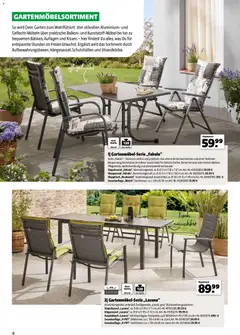 Hagebau Gartenjahr ab 13.03.2026 gültig | Seite: 4 | Produkte: Kissen, Sessel