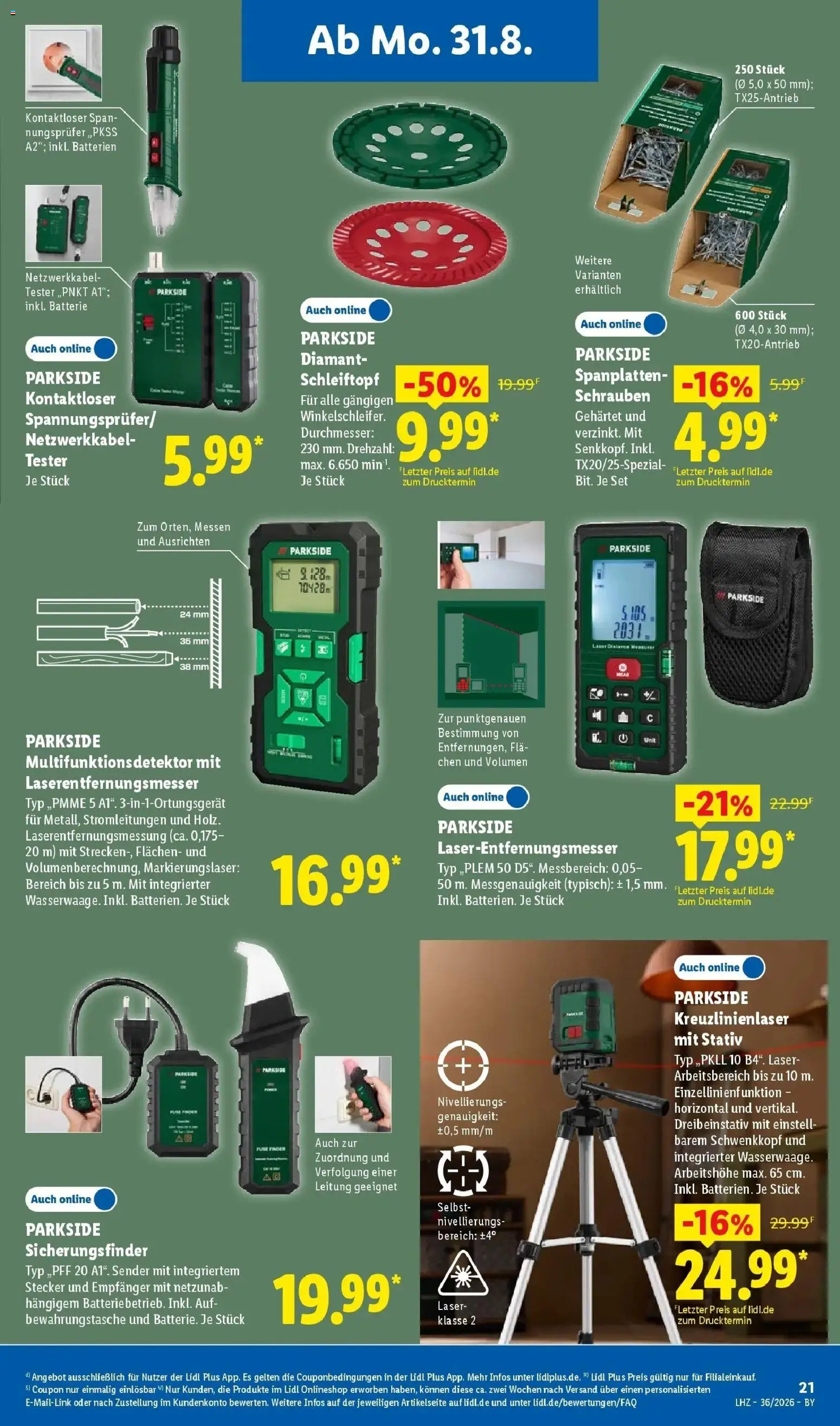 Lidl Prospekt Hof-innenstadt (ab 31.08.2026) zum Blättern » Angebote | Seite: 37 | Produkte: Batterien, Batterie, Stativ