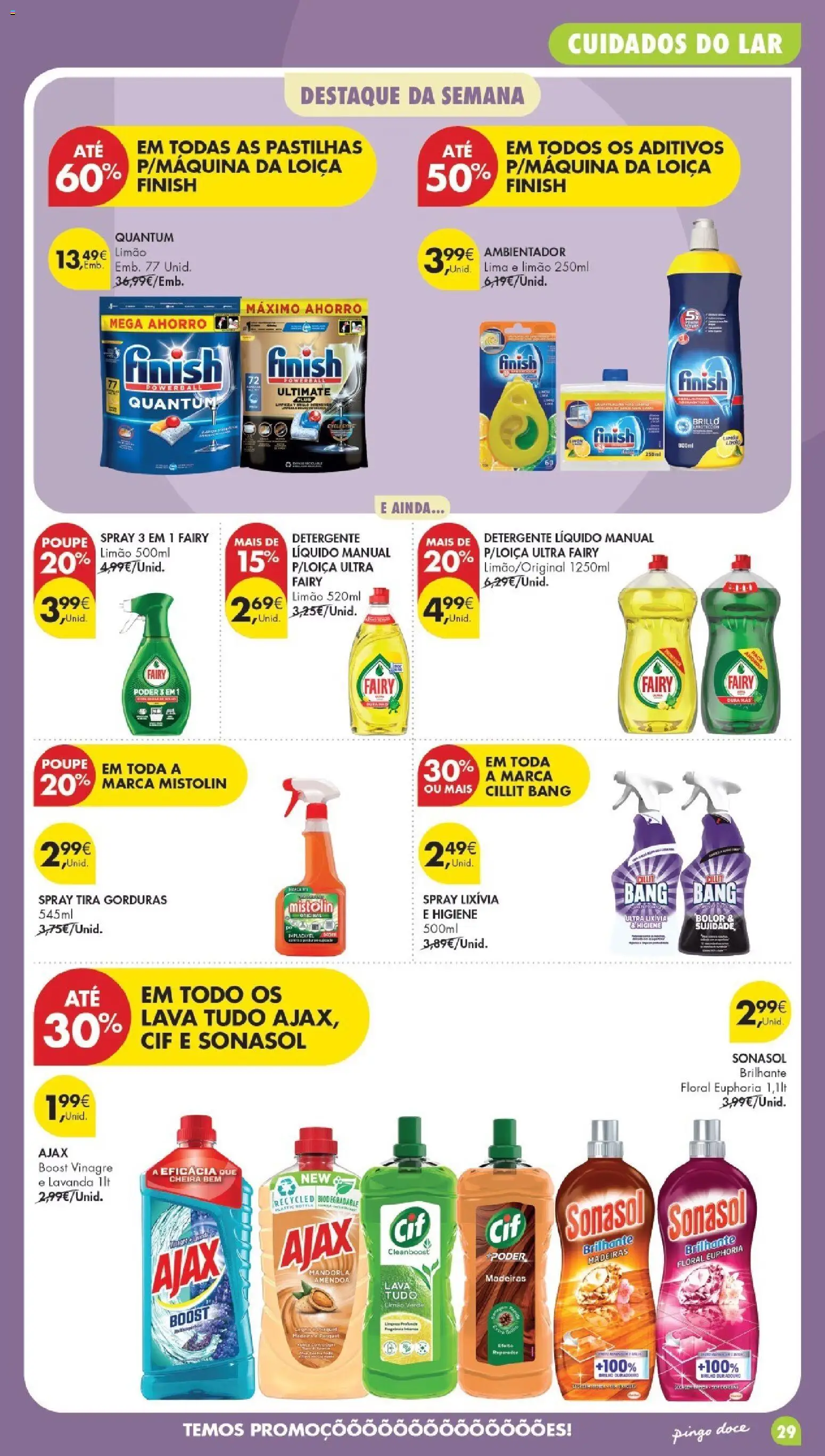 Pingo Doce Poupe Esta Semana Madeira │ válido de 15/09/2026 | Página: 29 | Produtos: Vinagre, Detergente, Ambientador, Madeiras