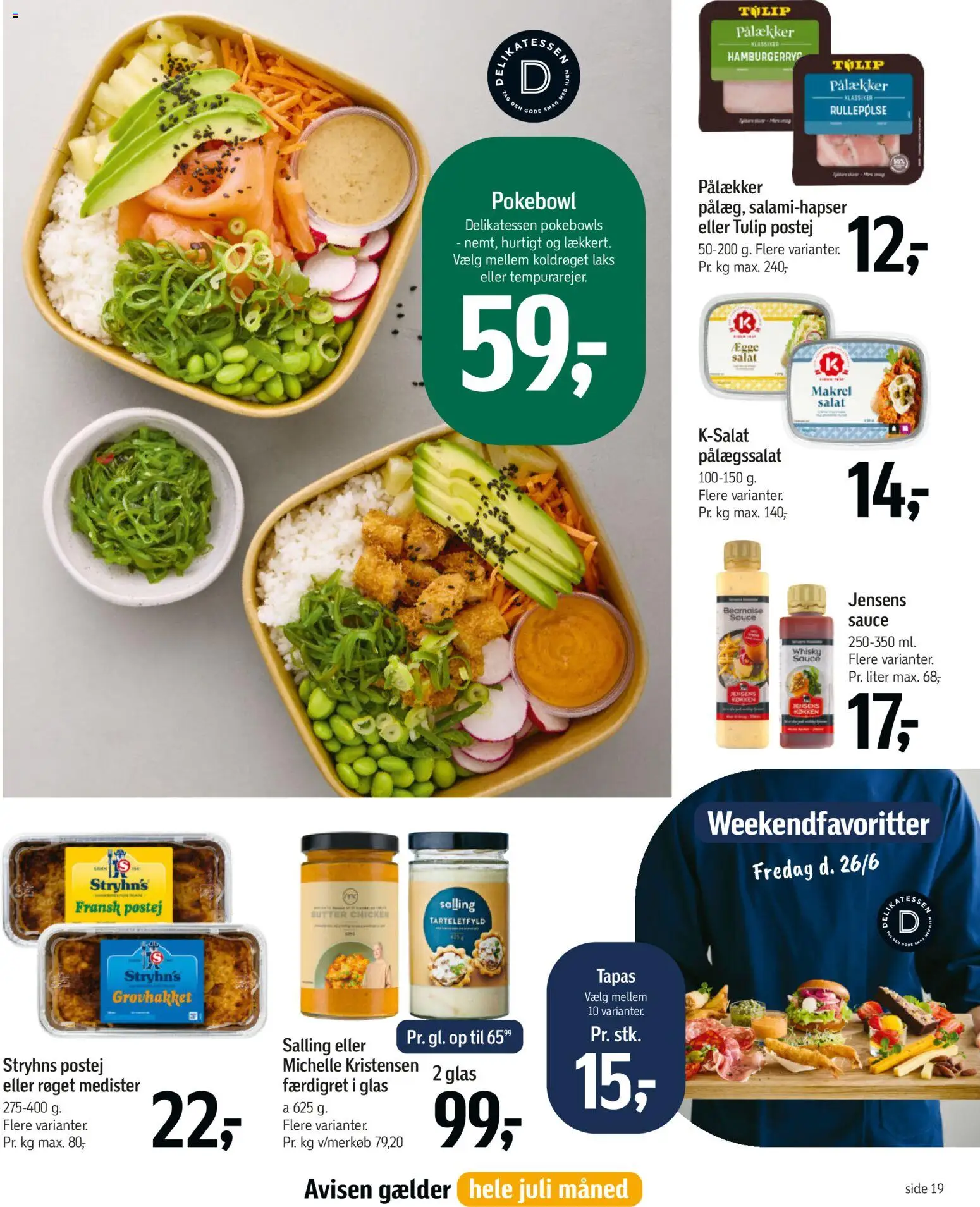 Føtex tilbudsavis – gyldig fra 26/06/2026 | Side: 31 | Produkter: Salat, Makrel, Hamburgerryg, Laks