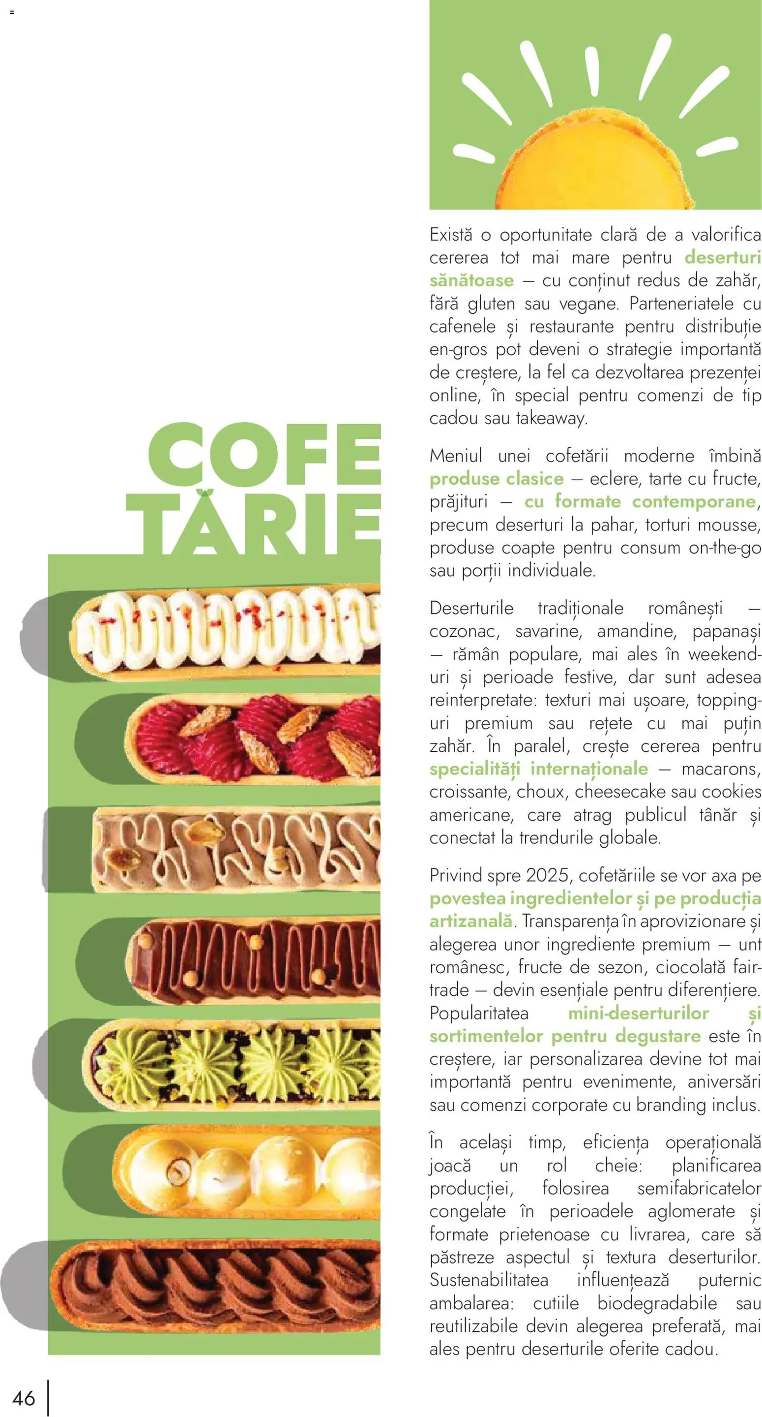 Noul catalog Metro – valabil de la 10.11.2025 | Pagină: 46 | Produse: Unt, Ciocolată, Macarons, Fructe