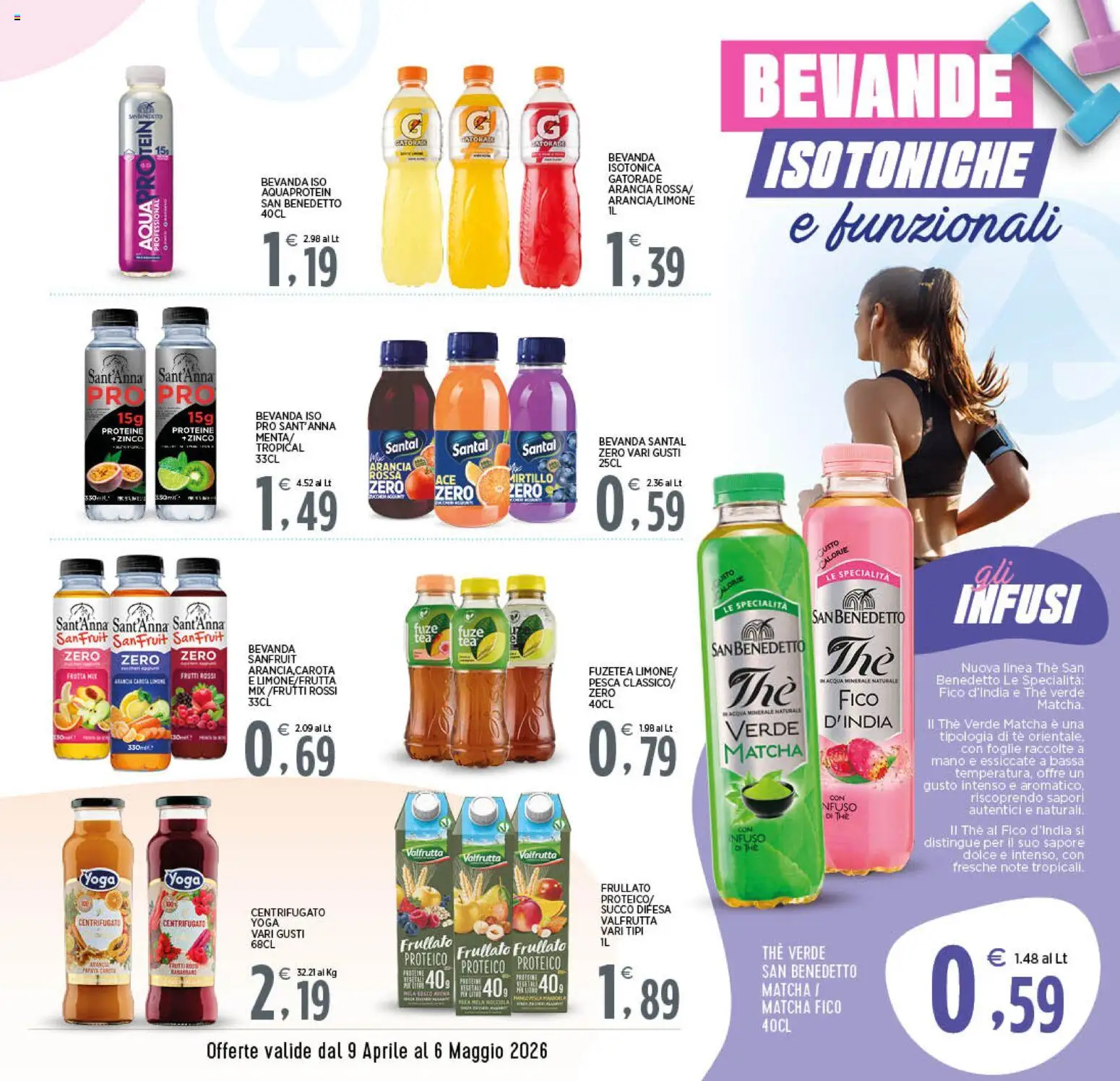 Volantino Interspar del 09.04.2026 | Pagina: 5 | Prodotti: Pesca, The, Arancia, Acqua minerale