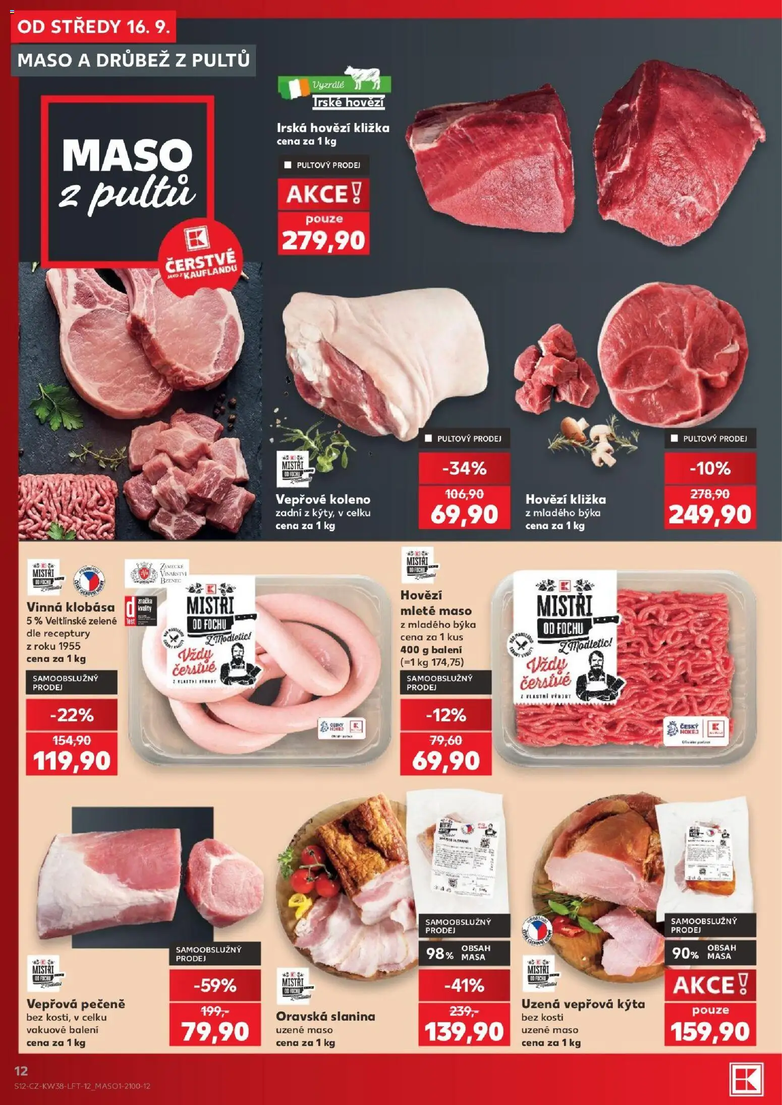Kaufland leták - Chomutov od 16.09.2026 | Strana: 12