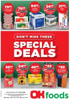 OK Foods specials catalogue – valid from 13.05.2026