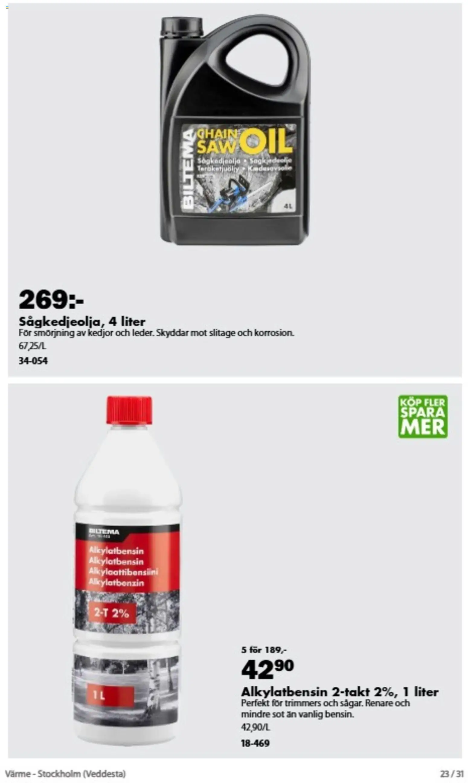 Biltema reklamblad aktuell från 23/10/2026 | Sida: 23