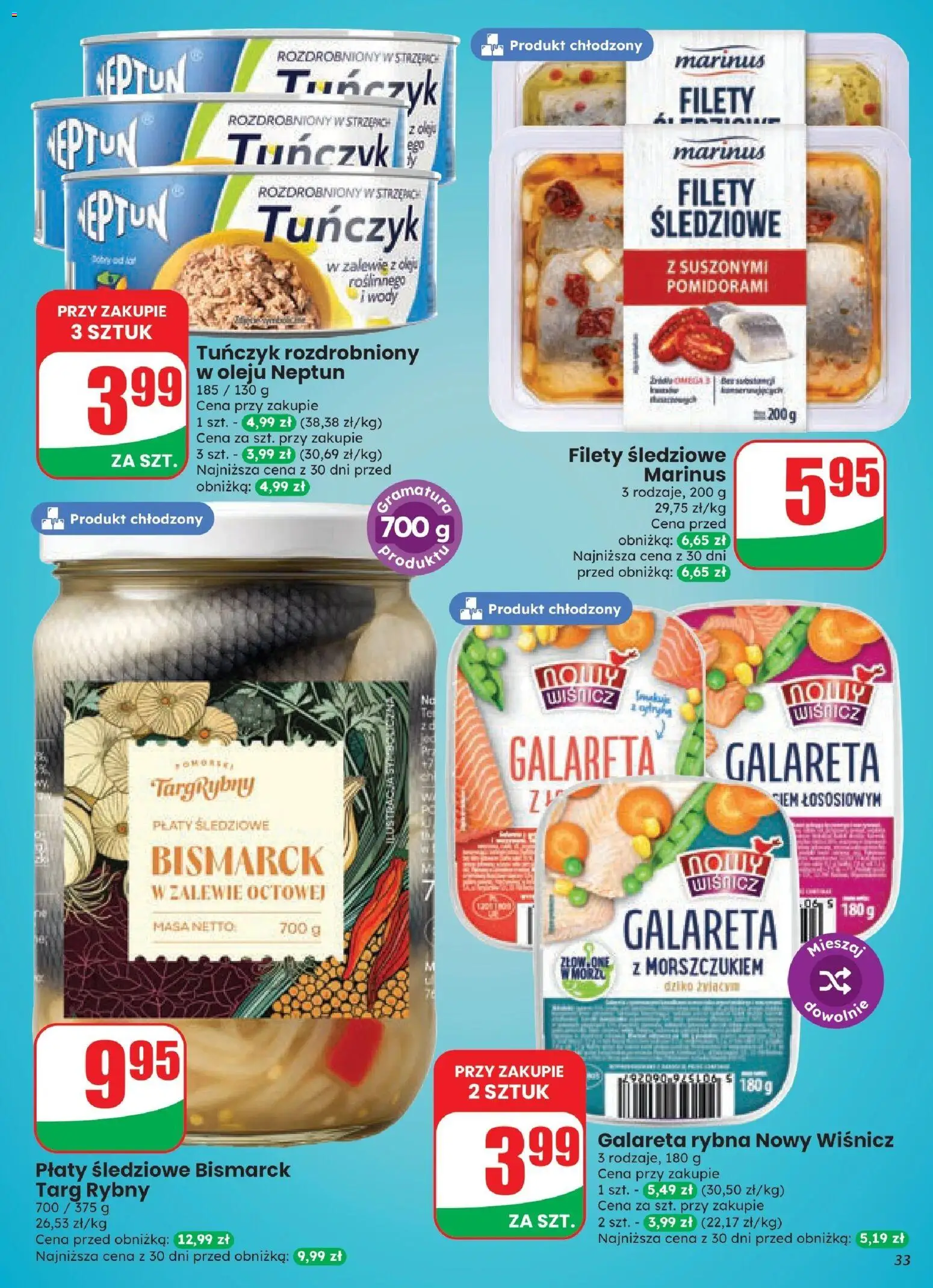 Dino gazetka od 21.10.2026 | Strona: 33 | Produkty: Rybna, Tuńczyk