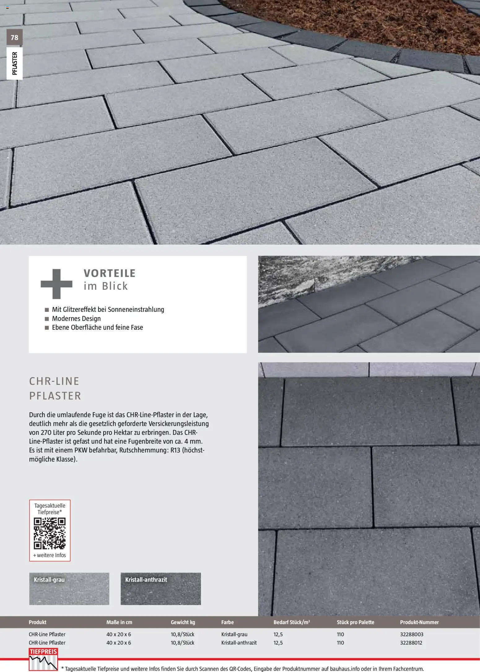 Bauhaus Gartenbaumaterialien 2026 – gültig ab 02.03.2026 | Seite: 78 | Produkte: Gewicht
