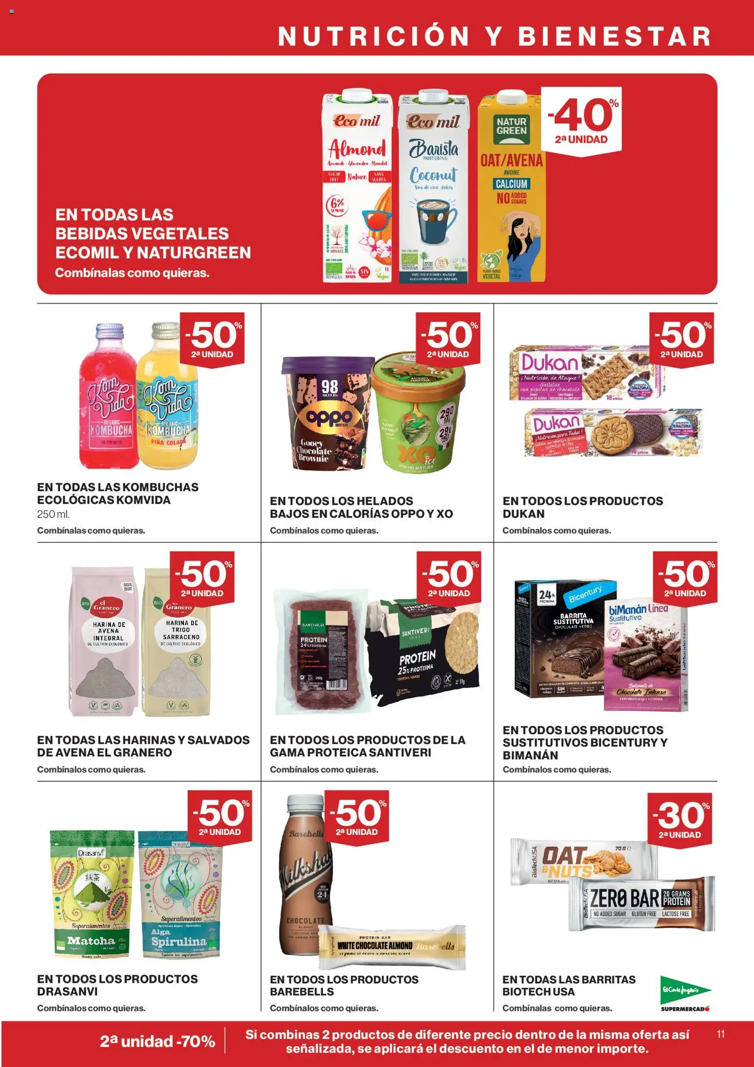 El Corte Inglés ofertas │ válido desde el 21.05.2026 | Página: 11 | Productos: Chocolate, Τυρόπιτα, Piña, Galletas