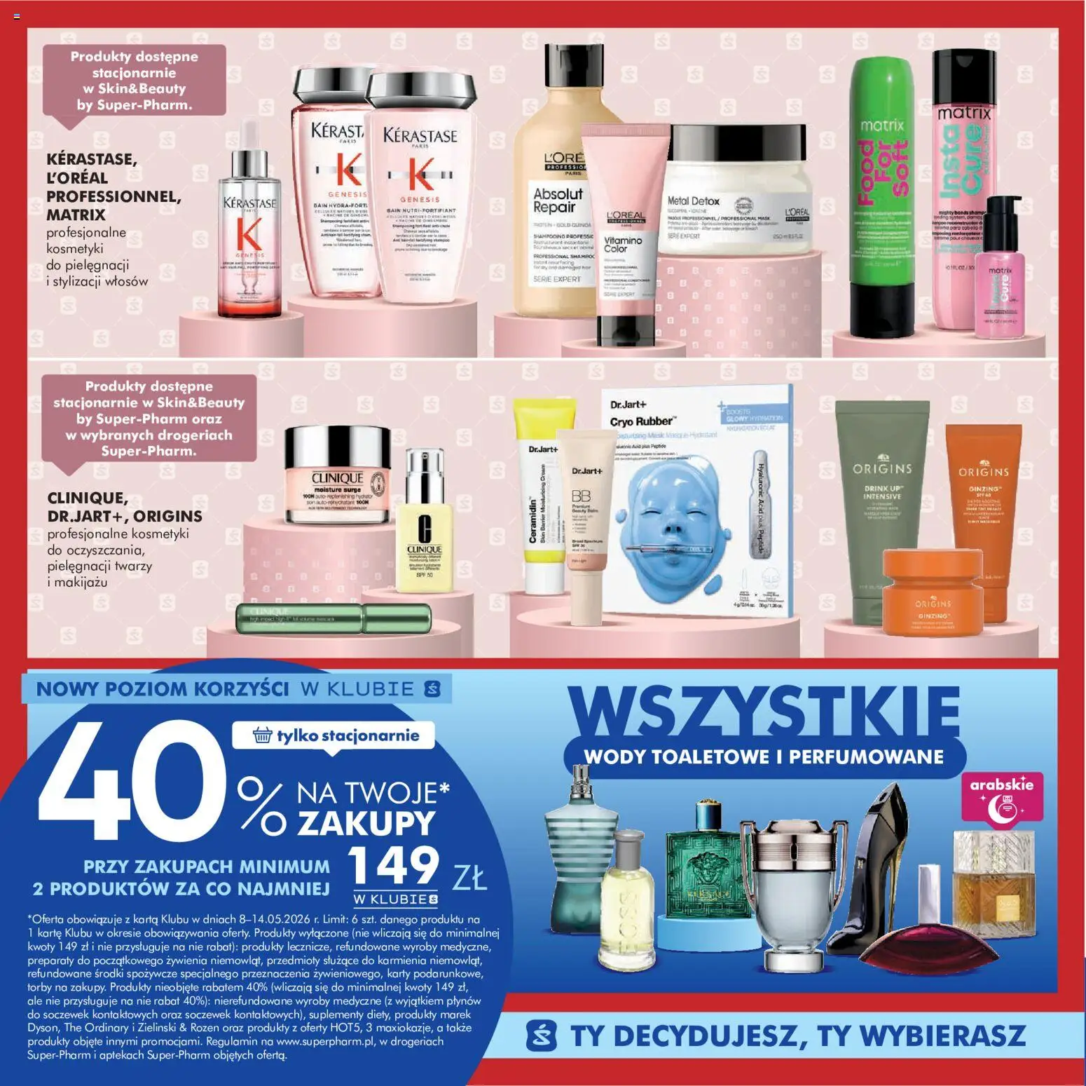 Super-pharm gazetka od 08.05.2026 | Strona: 8 | Produkty: Karta, Kosmetyki