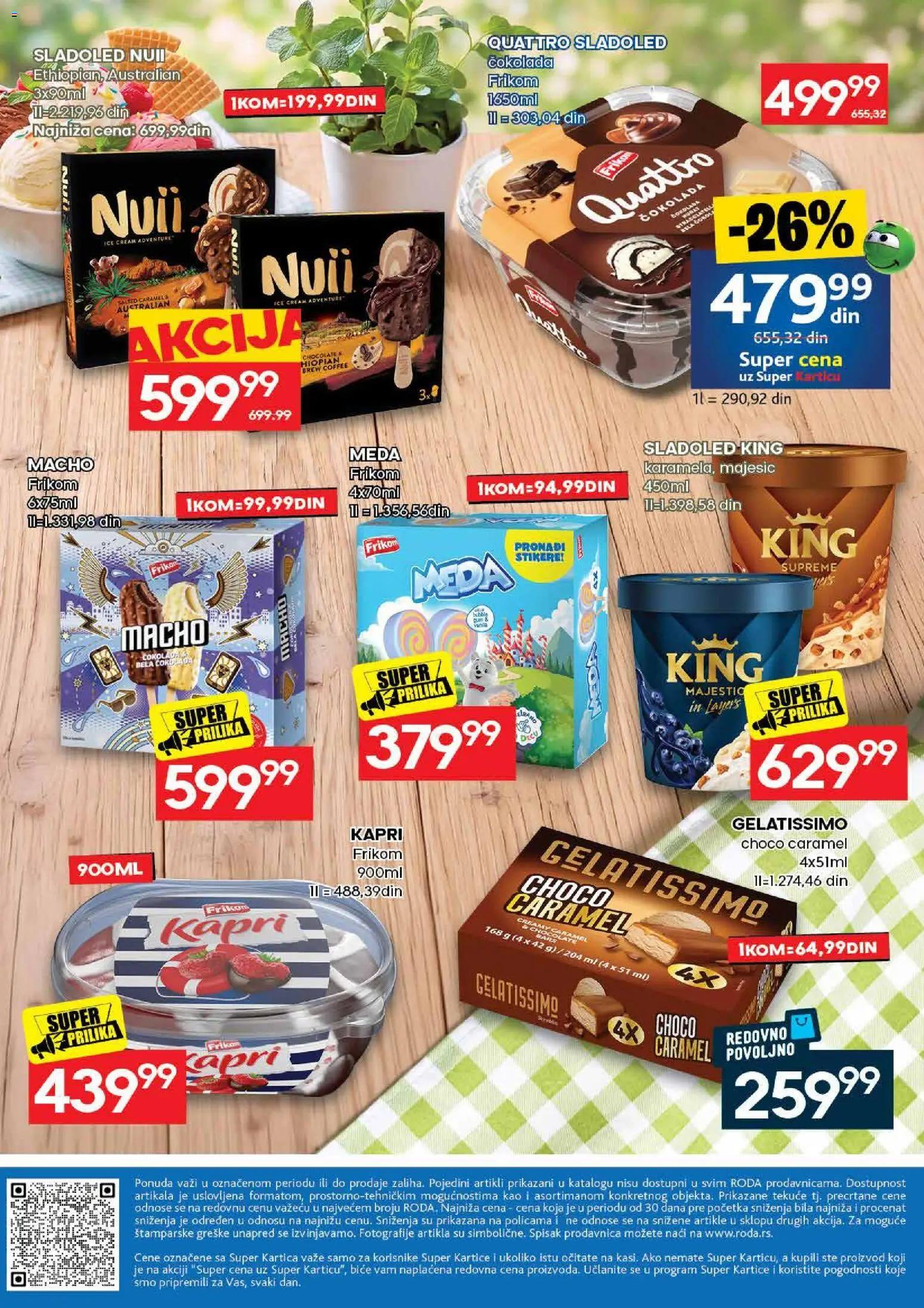 Roda katalog - važi od 17.08.2026 | Strana: 56 | Proizvode: Sladoled, Čokolada
