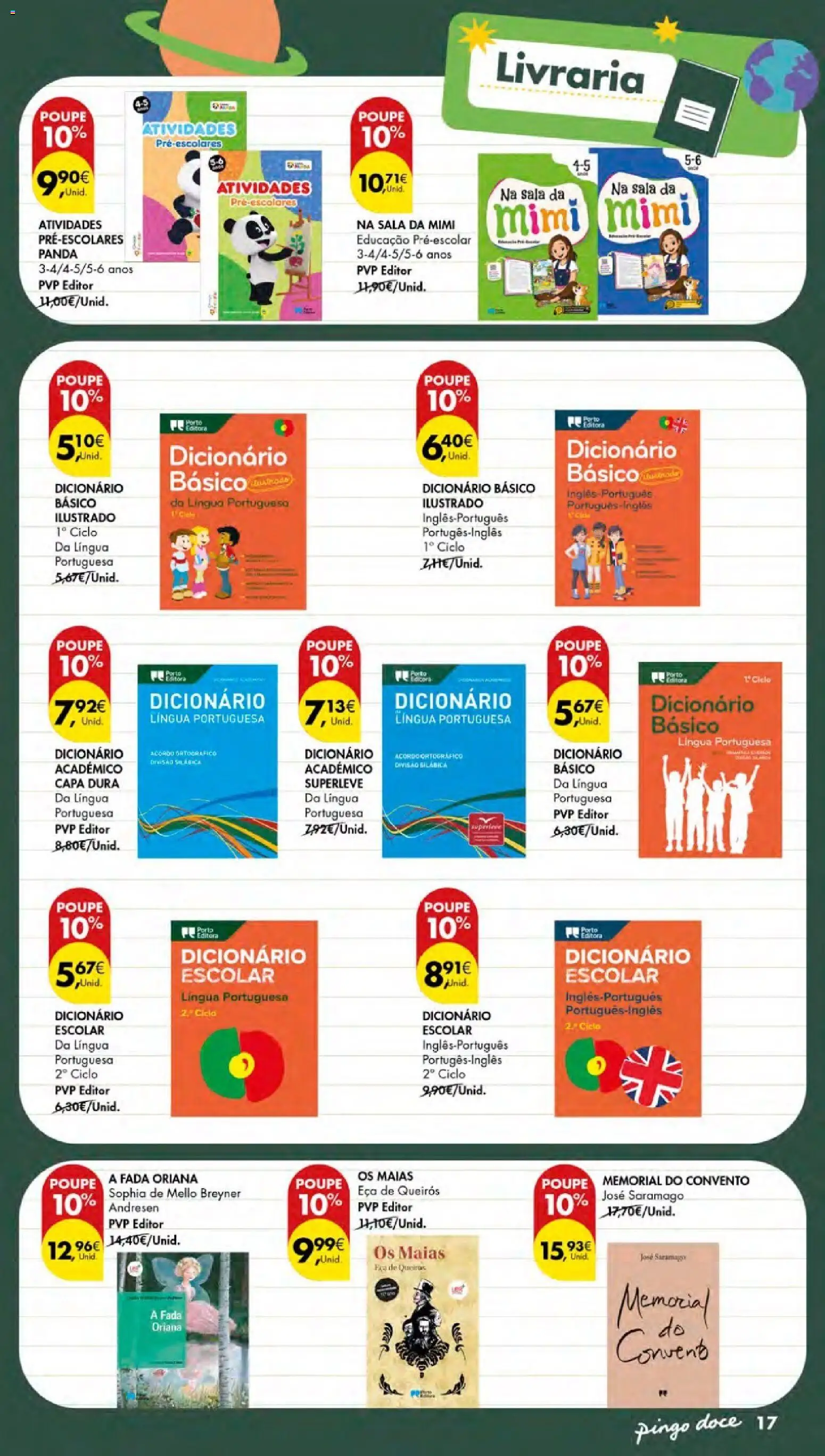 Pingo Doce Regresso às Aulas Açores │ válido de 20/08/2026 | Página: 17