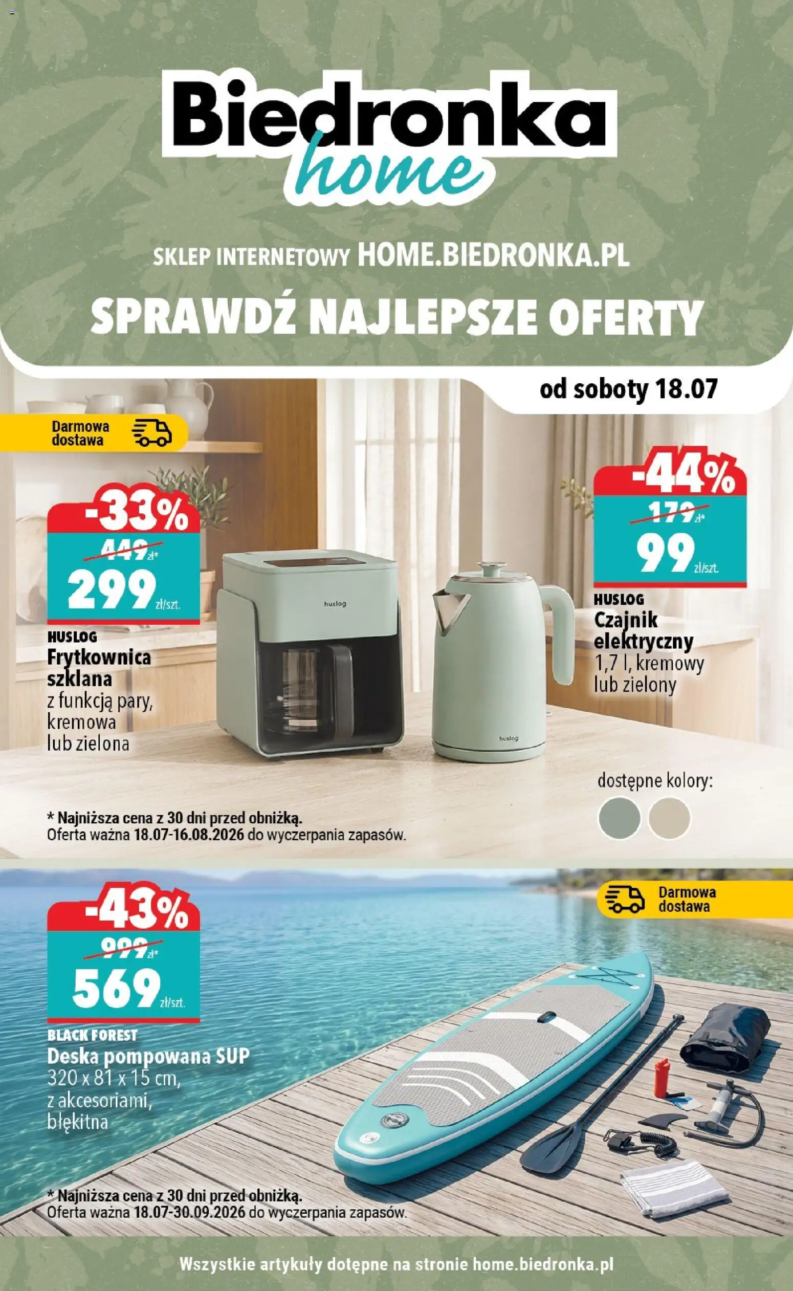 Biedronka Polsko leták - Home od 18.07.2026 | Strana: 1