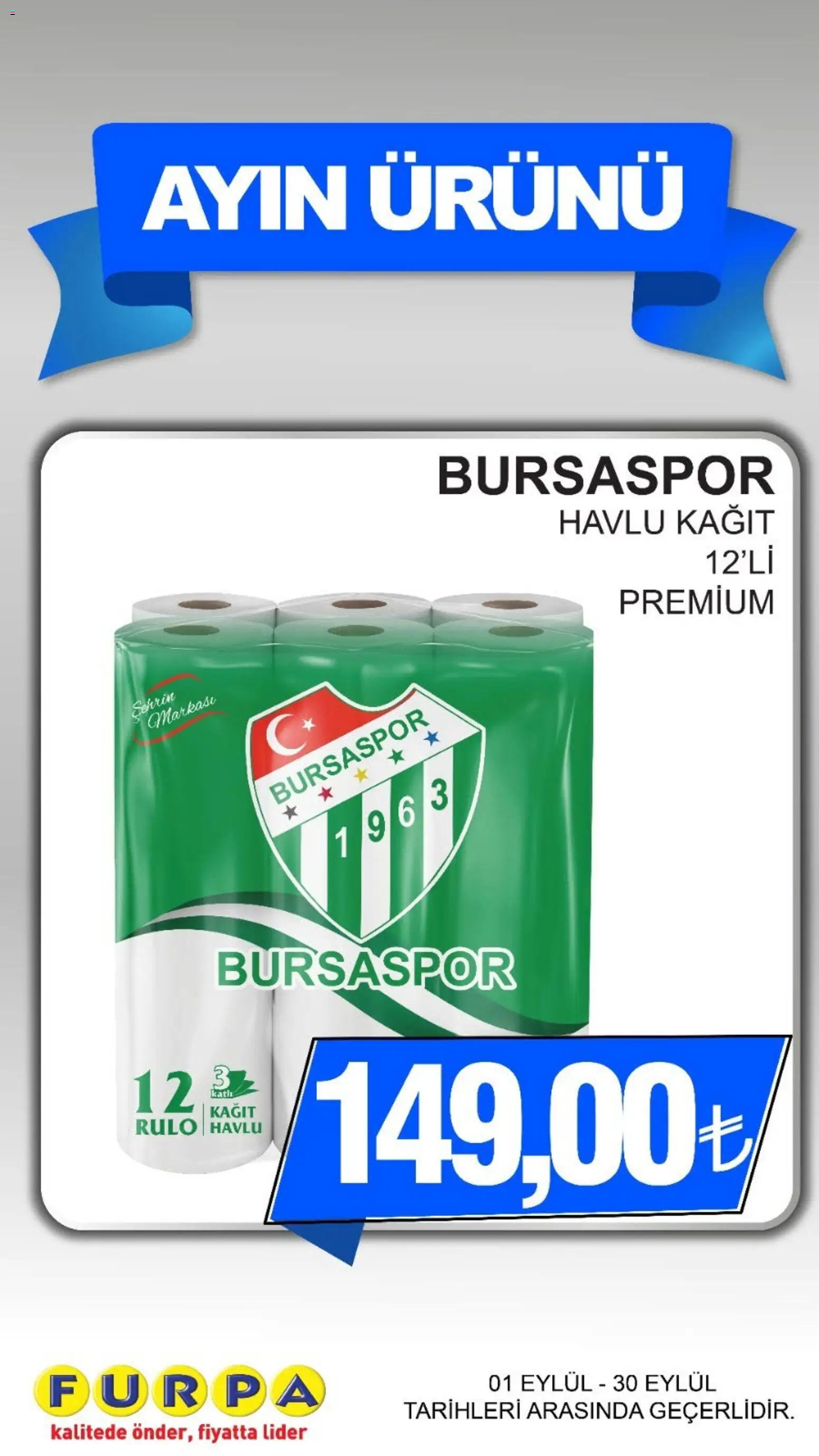 Furpa aktüel ürünler kataloğu yayımlandı! Bu hafta 01 - 30 Eylül 2026 günü Furpa indirimli ürünleri