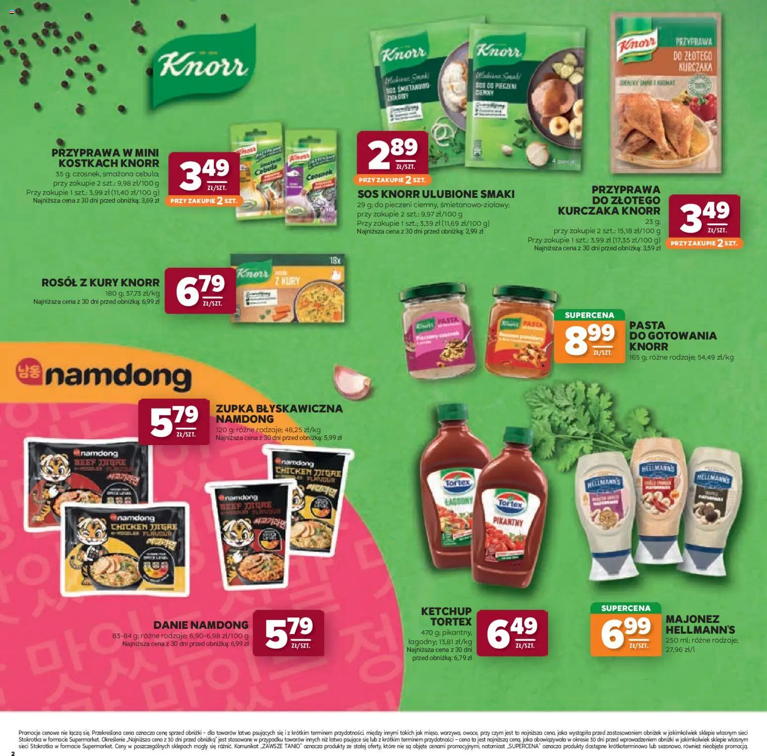 Stokrotka gazetka - Katalog Jesienne Inspiracje od 15.10.2026 | Strona: 2 | Produkty: Stokrotka, Cebula, Pasta, Majonez