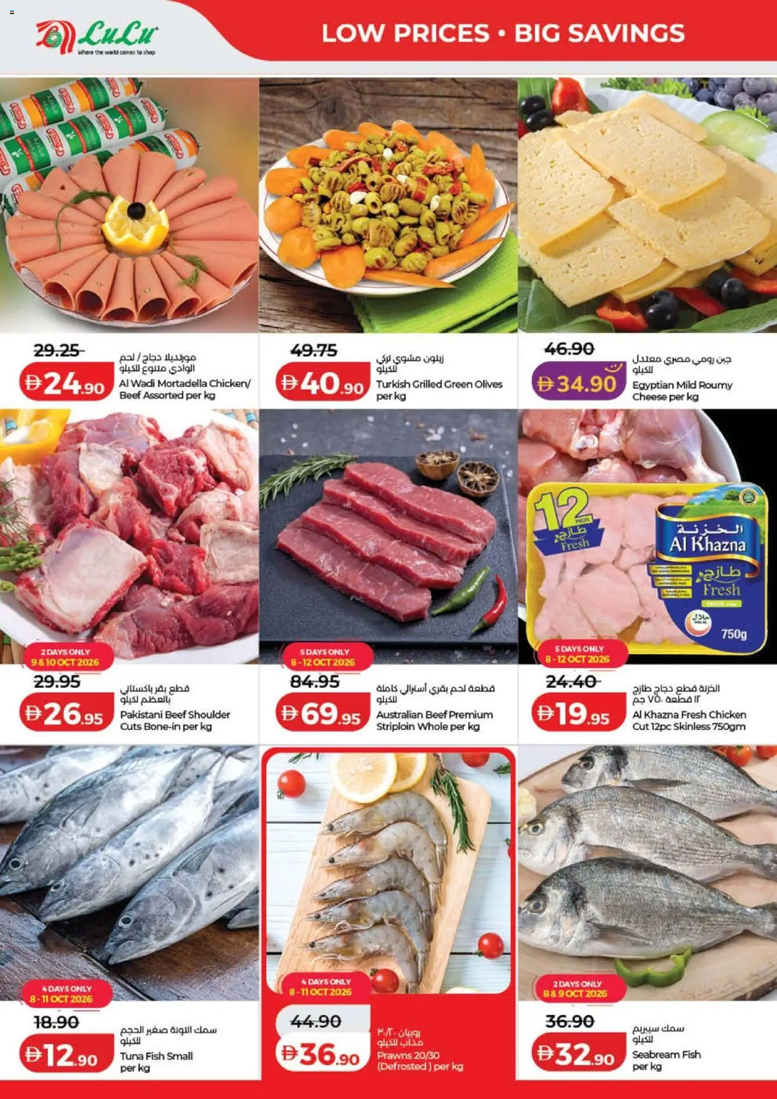 {H1} | Page: 26 | Products: Tuna, Chicken, Beef, Fish