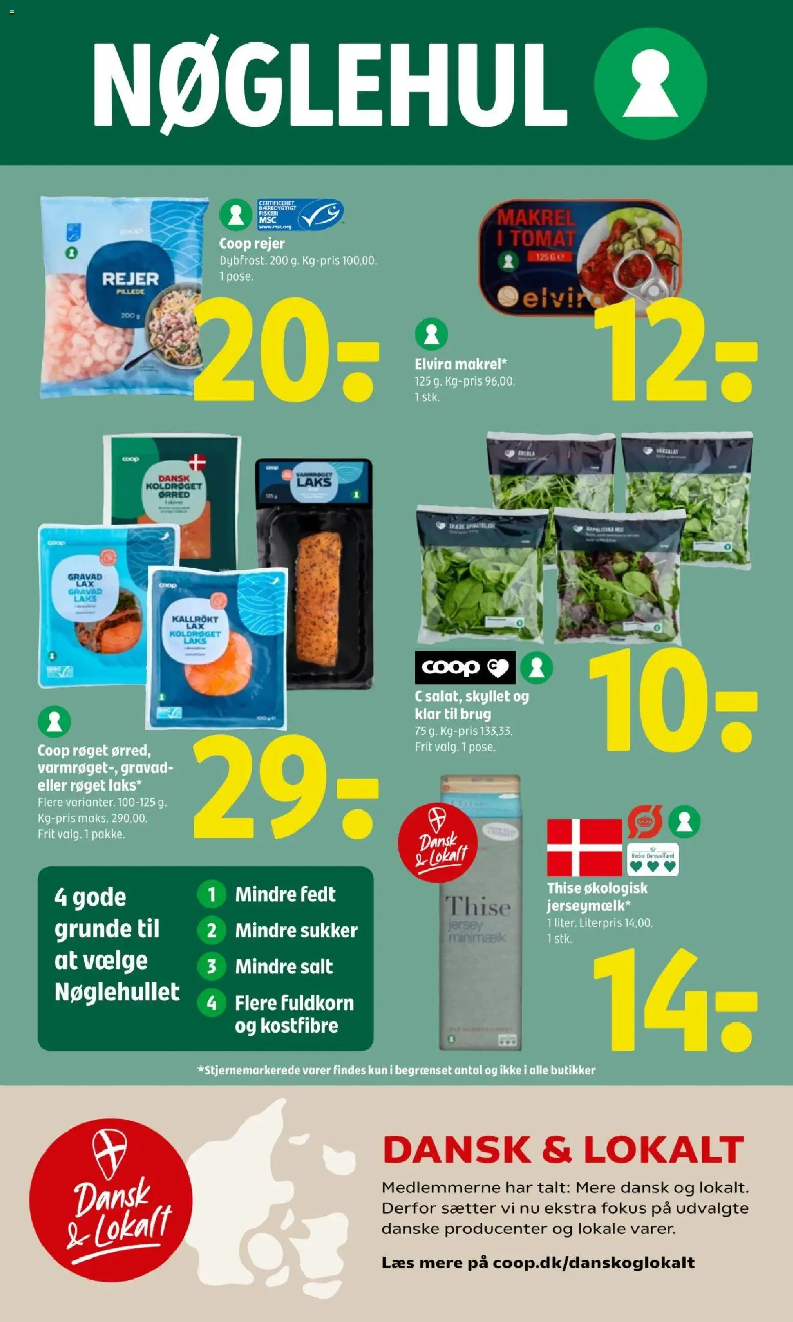 Coop 365 tilbudsavis – gyldig fra 09/04/2026 | Side: 11 | Produkter: Ørred, Salt, Sukker, Laks
