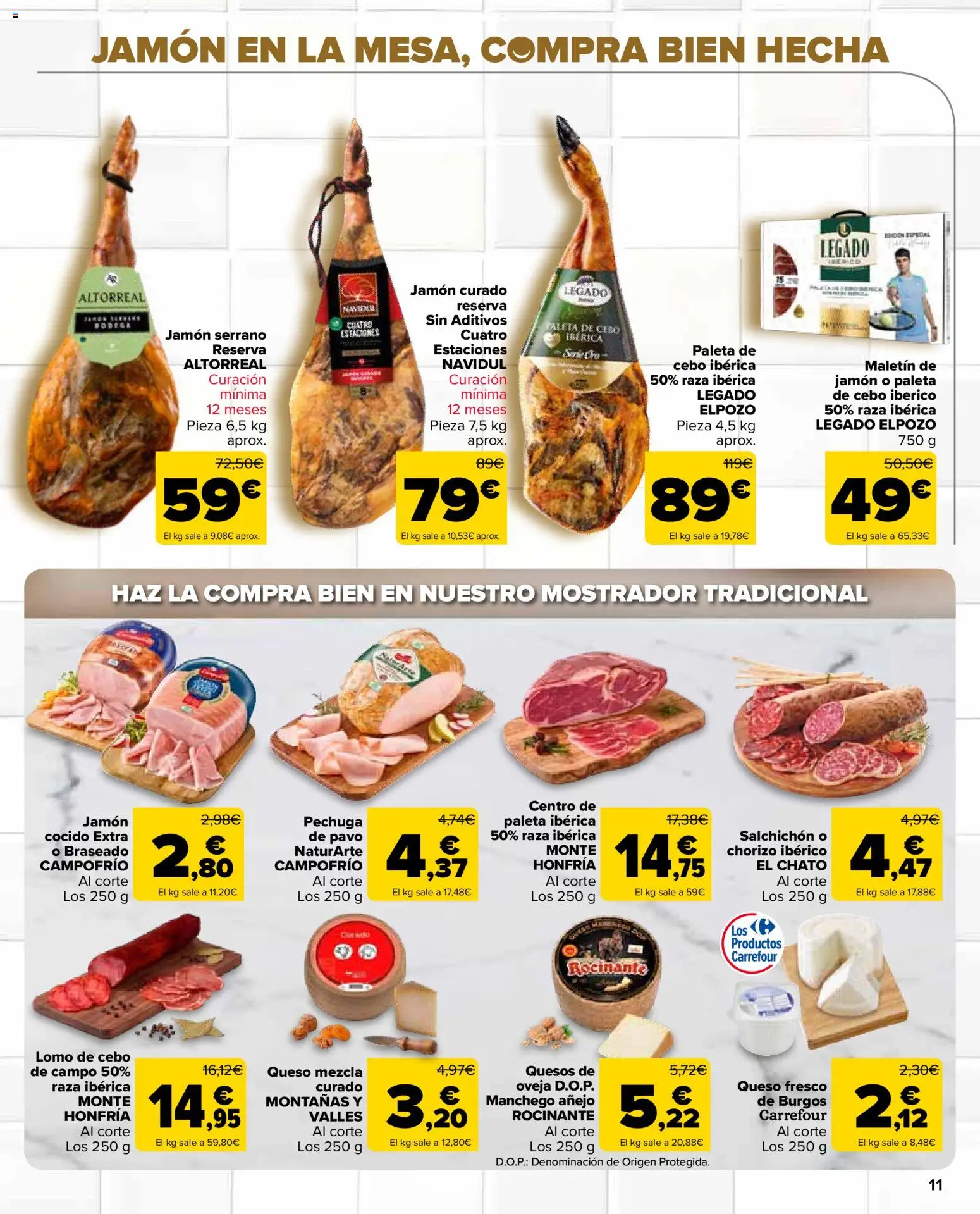Carrefour Market folleto │ válido desde el 26.05.2026 | Página: 11 | Productos: Jamón serrano, Queso, Jamón, Queso fresco