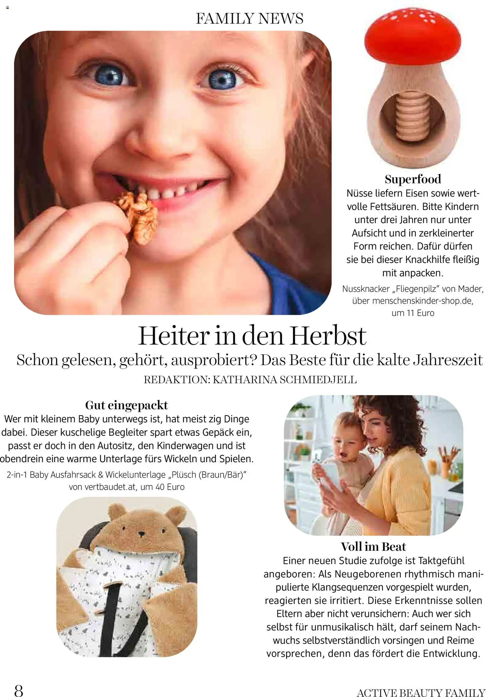 dm drogerie markt Family Magazin October 2026 gültig ab 01.10.2026 | Seite: 8 | Produkte: Nüsse