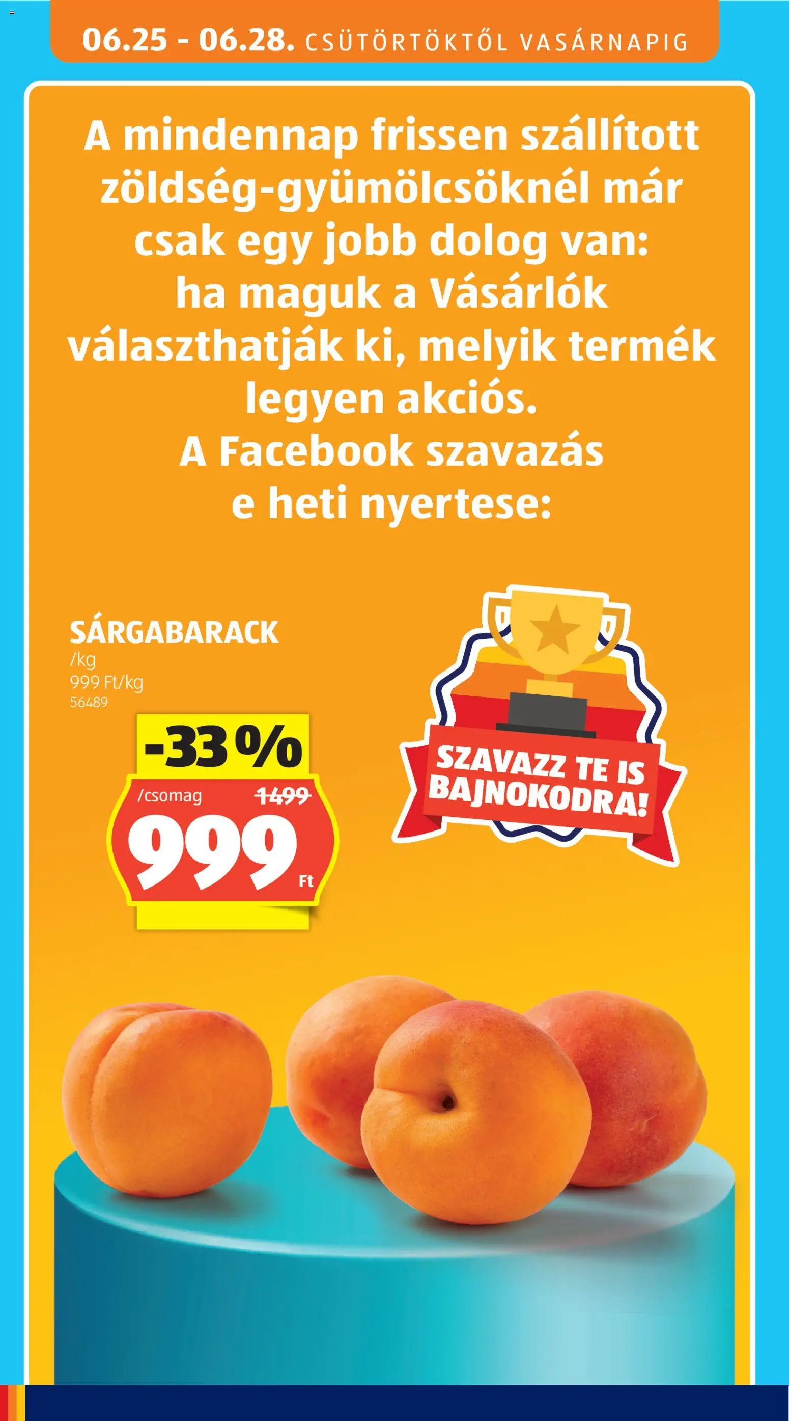 Aldi akciós ujság - amely érvényes a következő dátumtól: 25.06.2026 | Oldal: 8