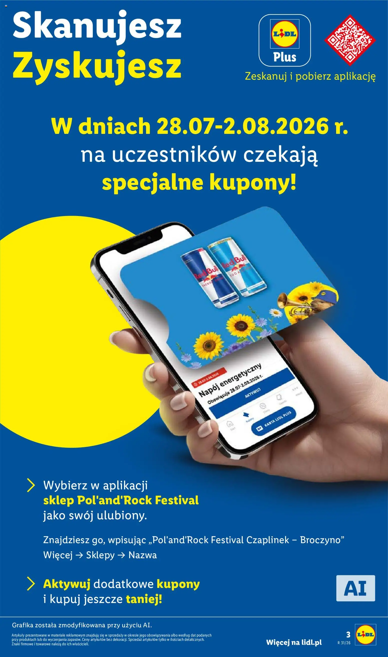 Lidl Polsko leták od 28.07.2026 | Strana: 3 | Produkty: Red Bull