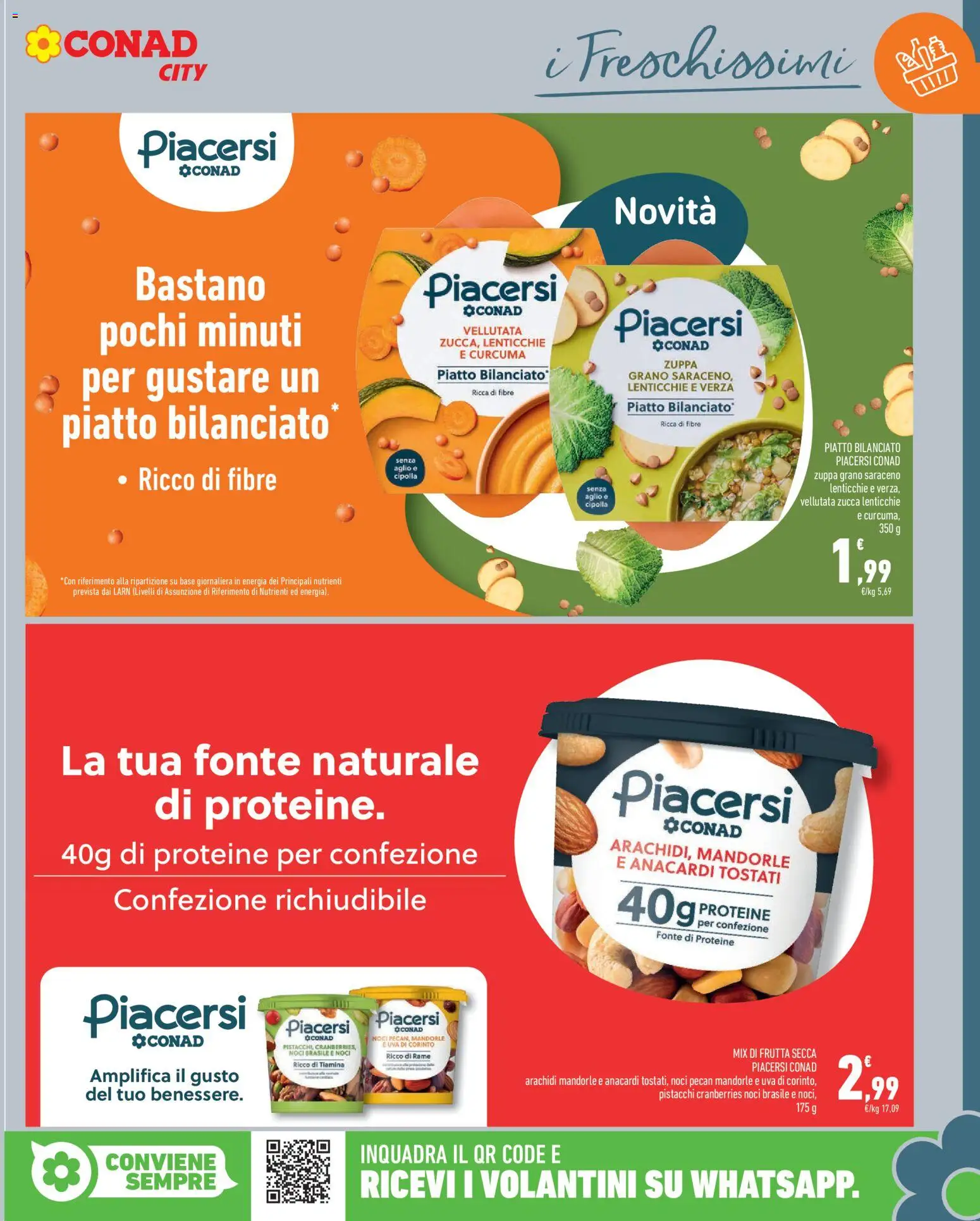 Volantino Conad del 23/10/2026 | Pagina: 13 | Prodotti: Frutta, Noci, Zucca, Piatto
