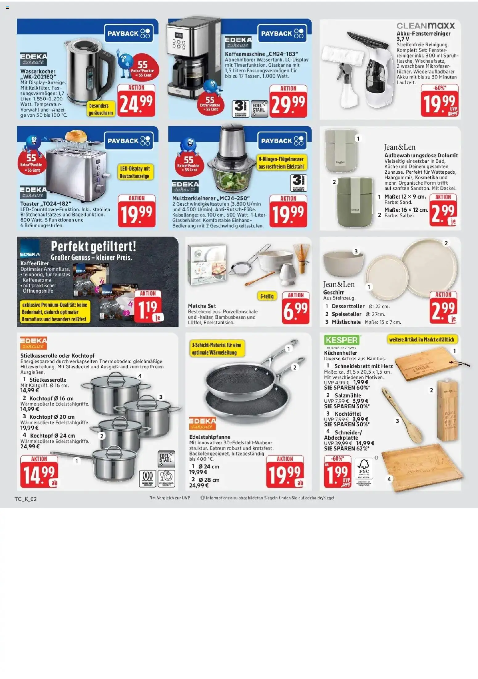 Edeka Prospekt Wörth Am Rhein (ab 14.09.2026) » Angebote Online | Seite: 68 | Produkte: Kaffeemaschine, Wasserkocher, Toaster, Küche