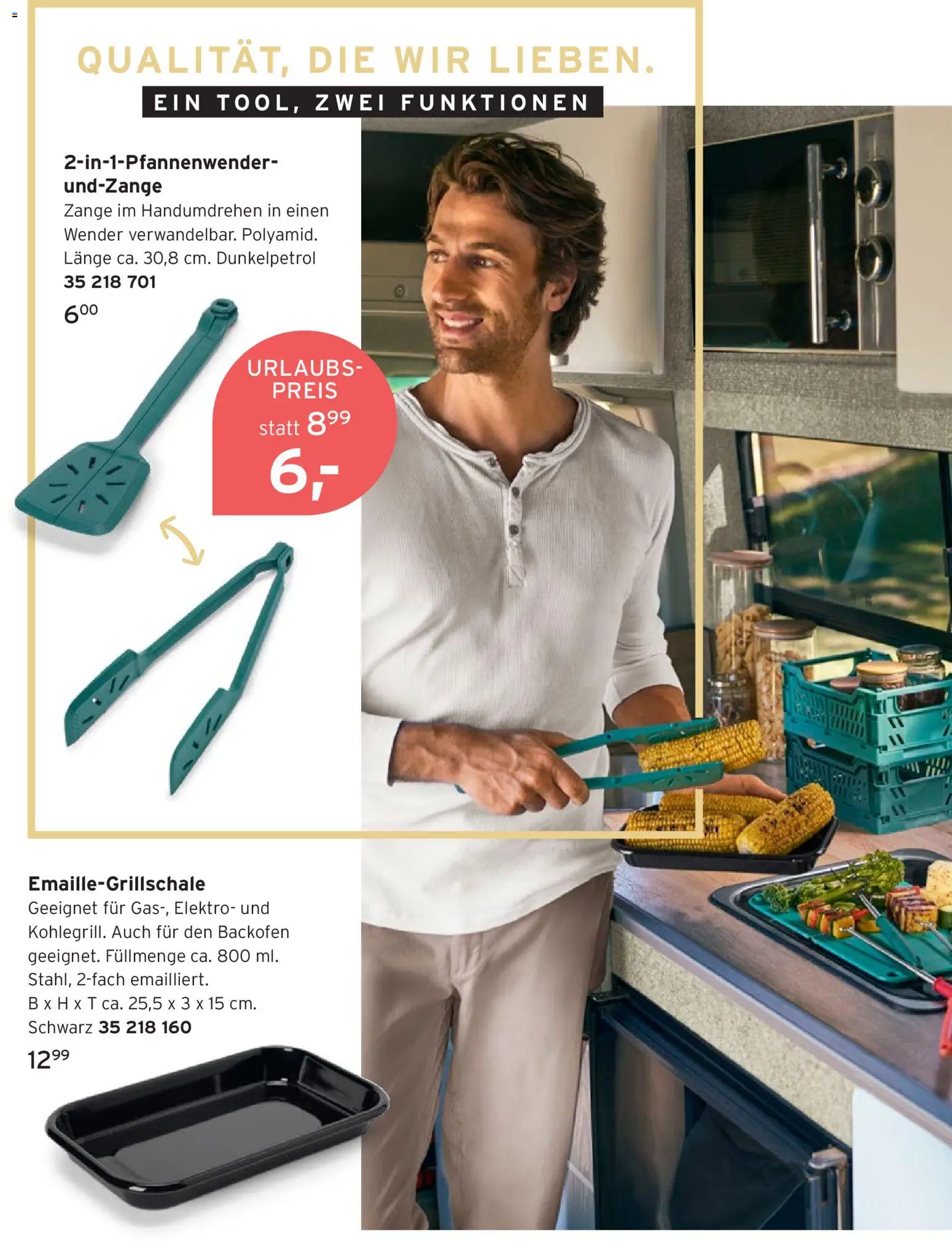 Prospekt Tchibo Einfach draußen kochen – gültig ab 15.07.2026 | Seite: 8 | Produkte: Tasche, Kissen, Decke