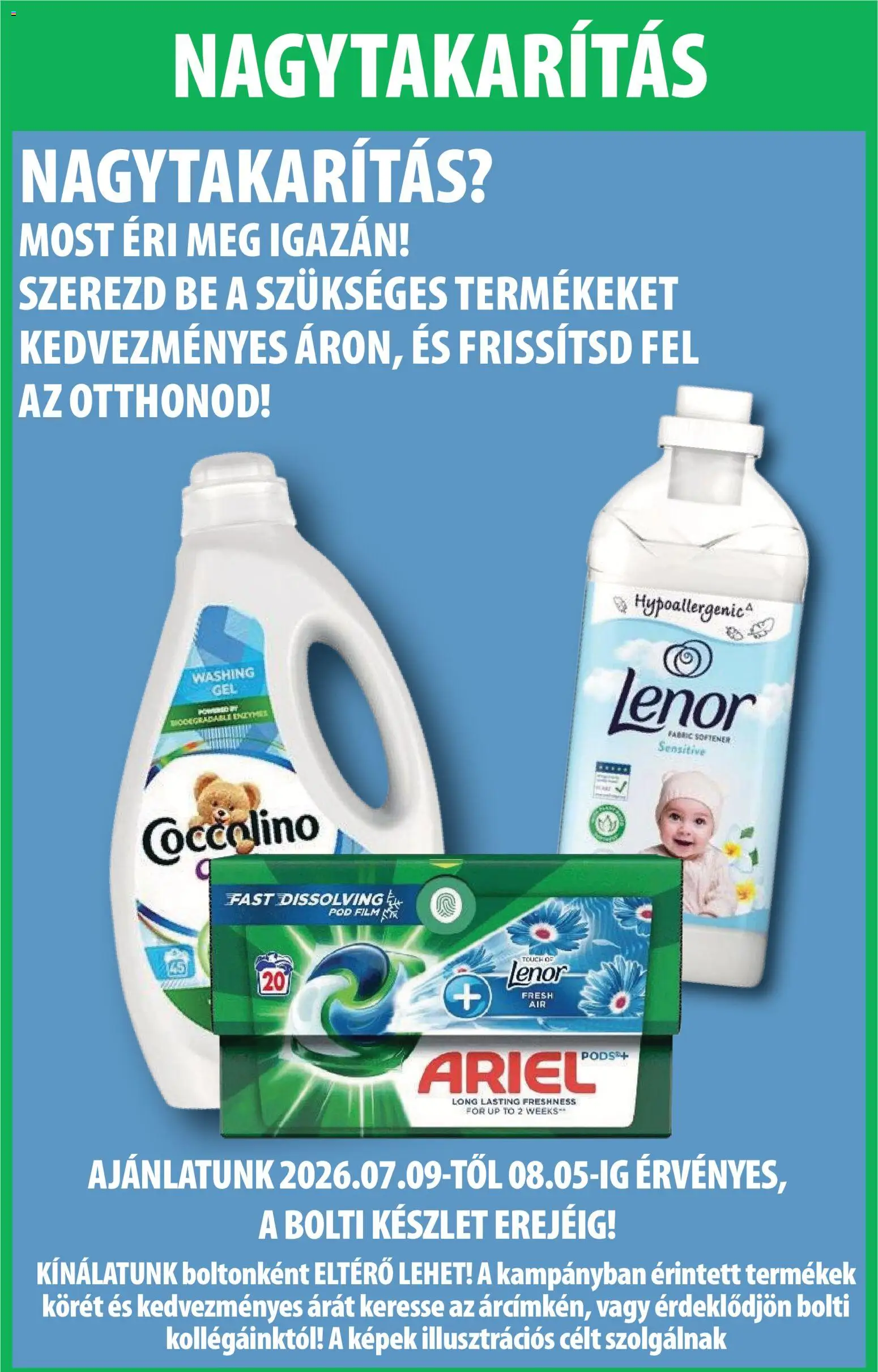 COOP Szolnok akciós ujság - amely érvényes a következő dátumtól: 2026.07.09. | Oldal: 13 | Termékek: Coccolino