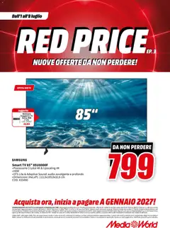 Anteprima del volantino Media World volantino valido a partire dal 01/07/2026 | Pagina: 11 | Prodotti: smart TV, TV, Audio, Samsung
