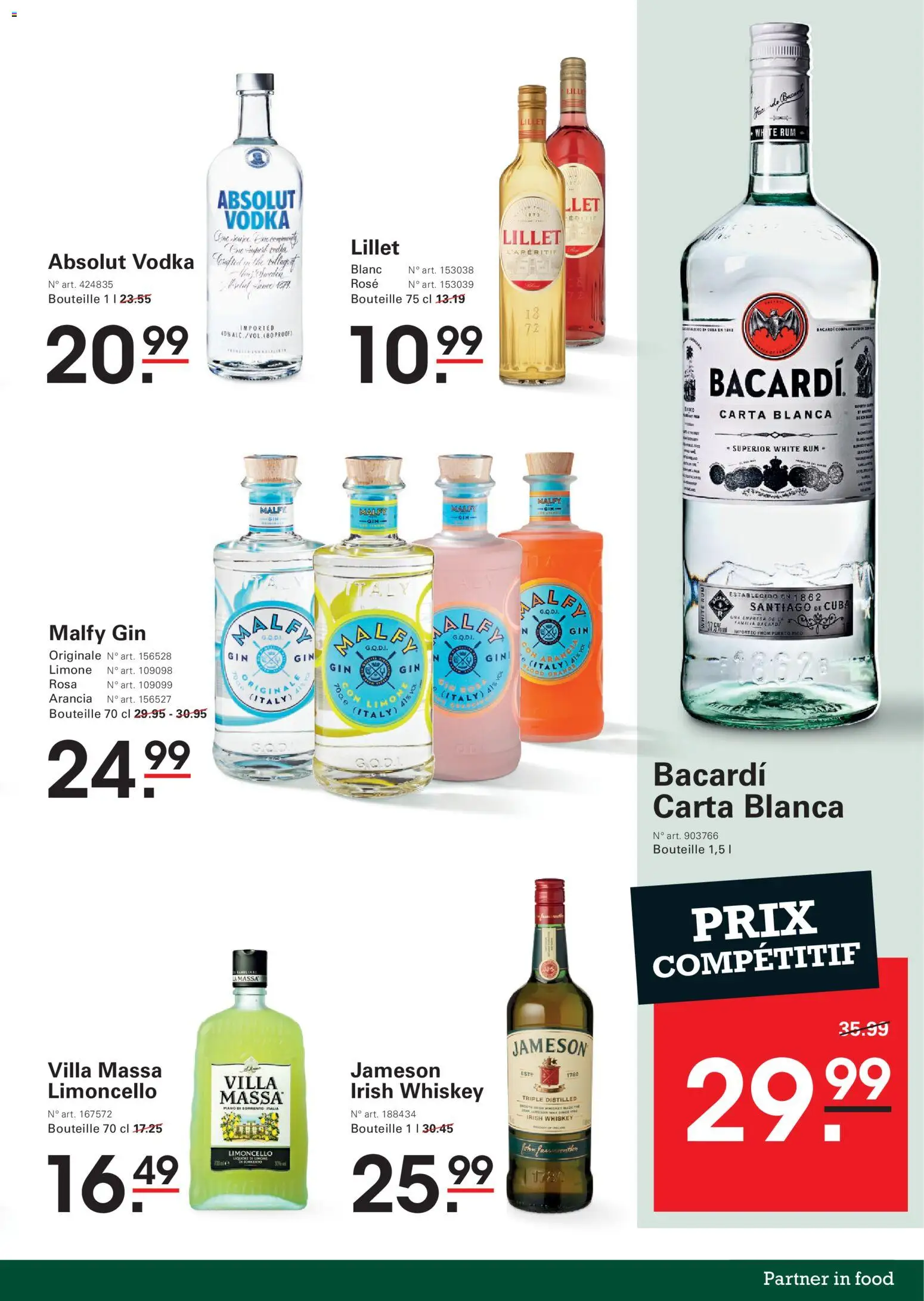 {H1} | Pagina: 7 | Producten: La, Bacardi, Vodka, Jameson