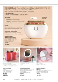 Vista previa Catálogo AVON campaña 10 válido desde el 01/10/2026 | Página: 140 | Productos: Máscara, Cable, USB, Neceser