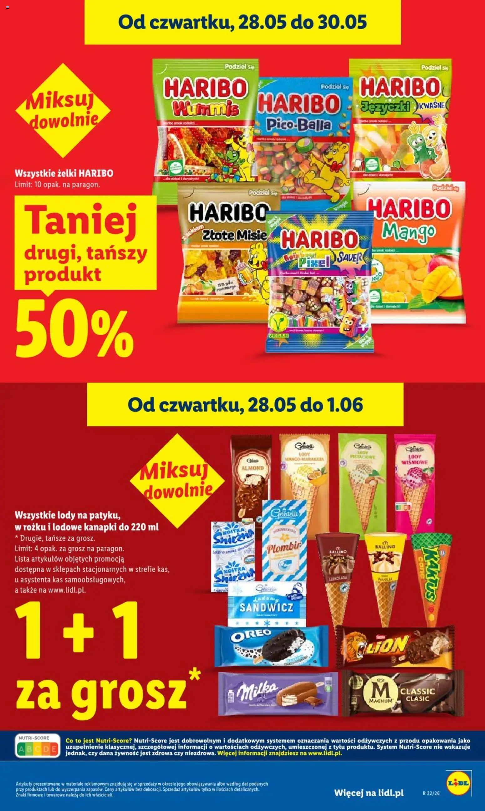 Lidl gazetka od 28.05.2026 | Strona: 11 | Produkty: Mango, Żelki, Czekolada, Lody