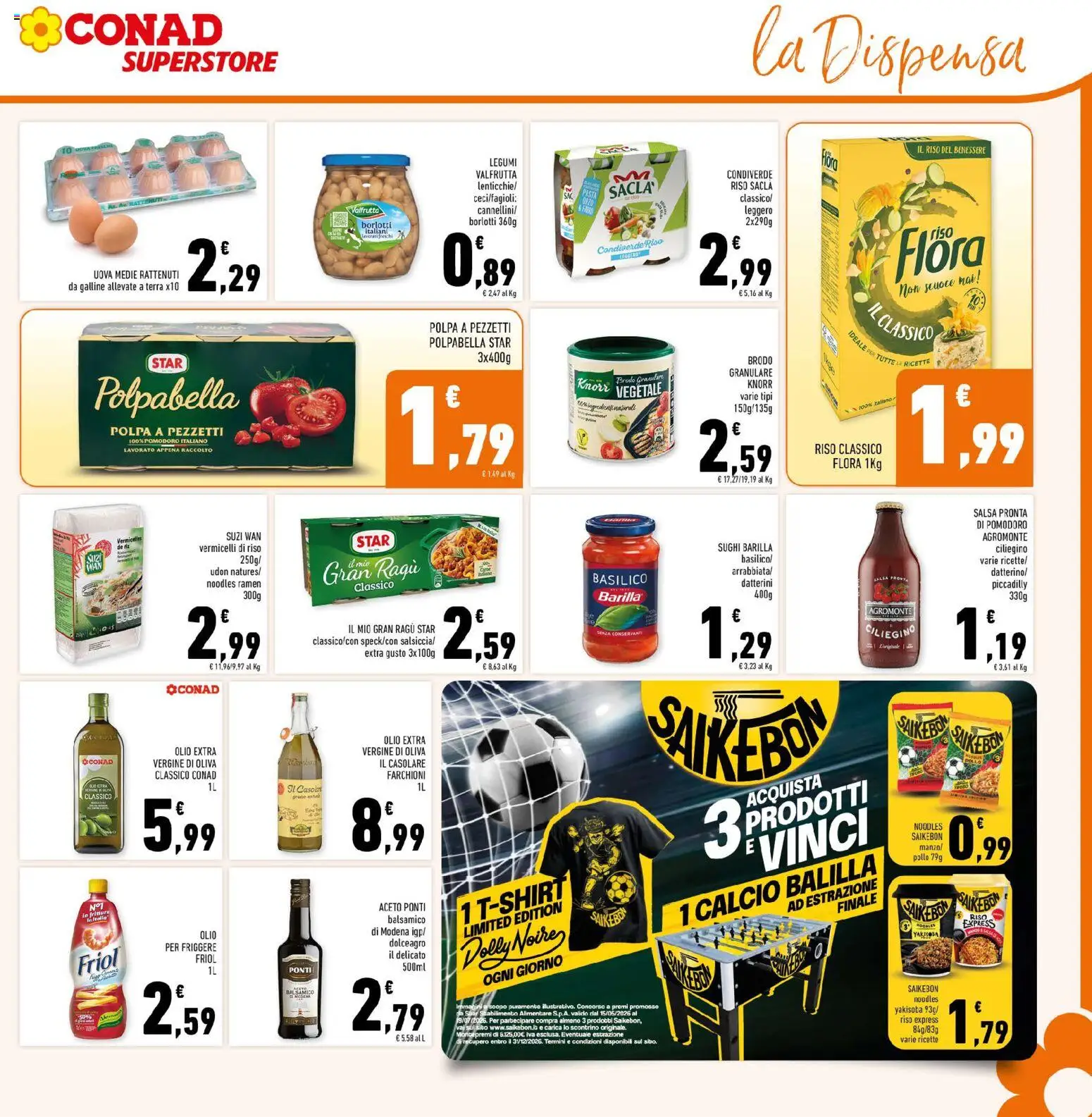 Volantino Conad del 17.06.2026 | Pagina: 19 | Prodotti: Salsa, Olio, Aceto, Terra