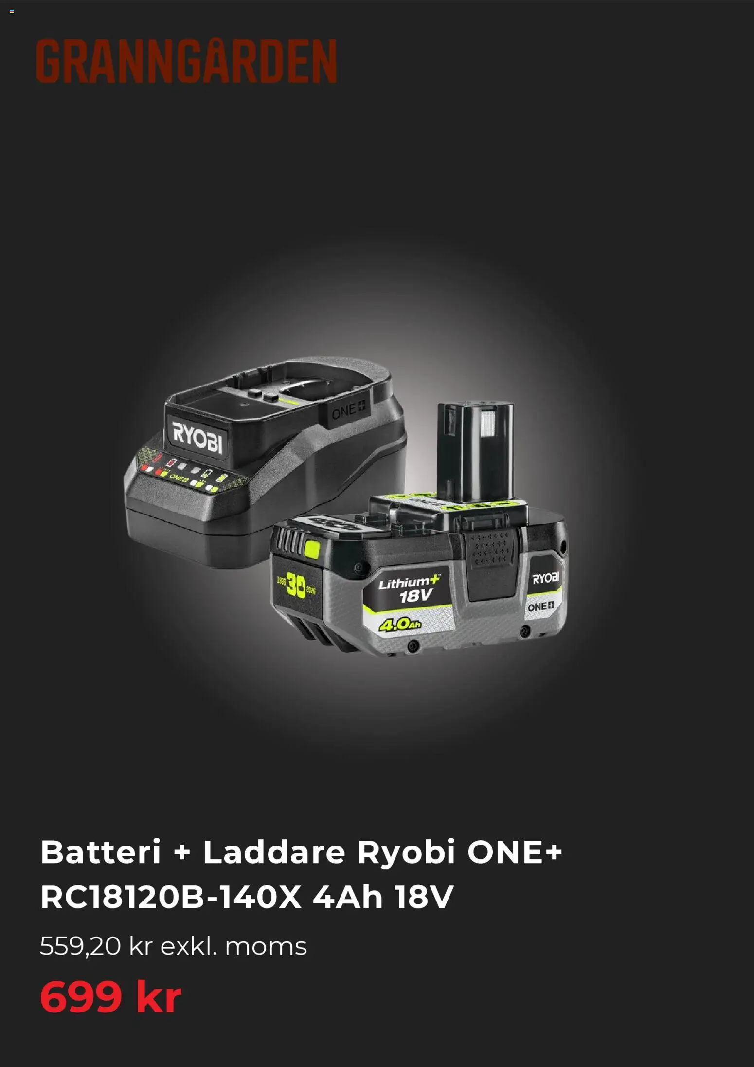 Granngården reklamblad aktuell från 19.05.2026 | Sida: 4 | Produkter: Batteri, Laddare