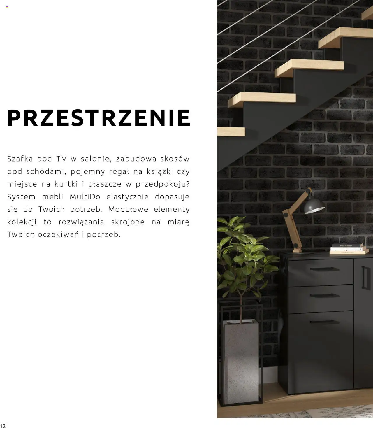 Black Red White Gazetka - Kolekcja mebli MULTIDO od 01.08.2024 | Strona: 12 | Produkty: Książki, Regał